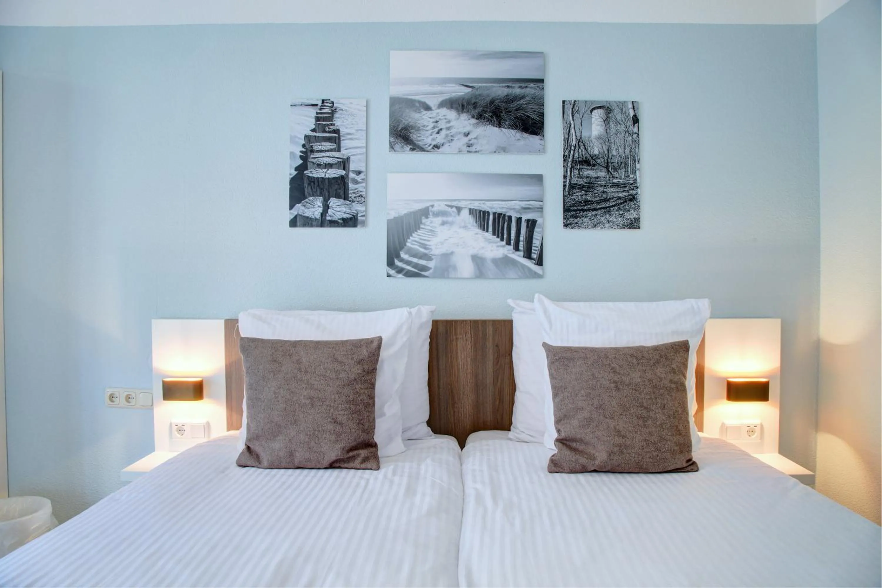 Bed in Hotel Duinlust