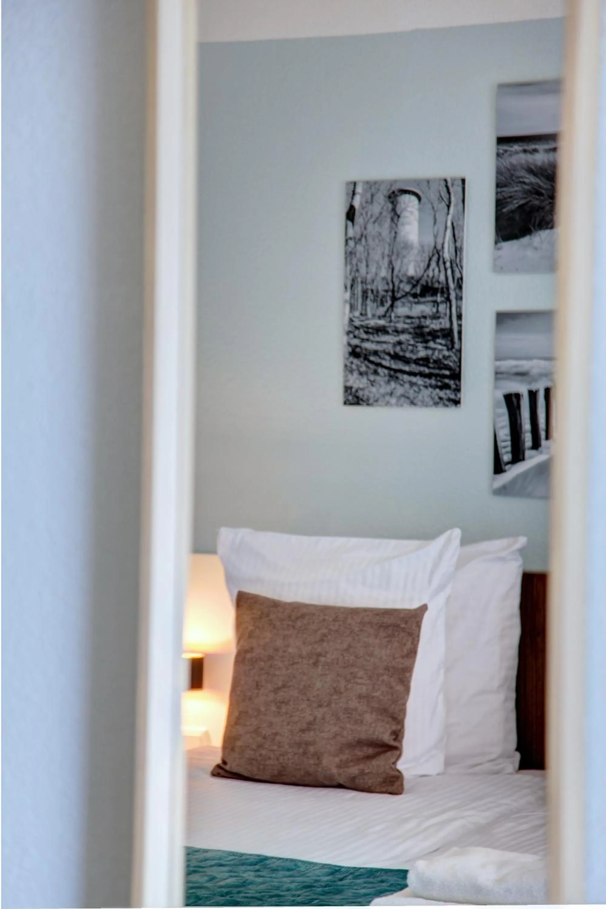 Bedroom, Bed in Hotel Duinlust