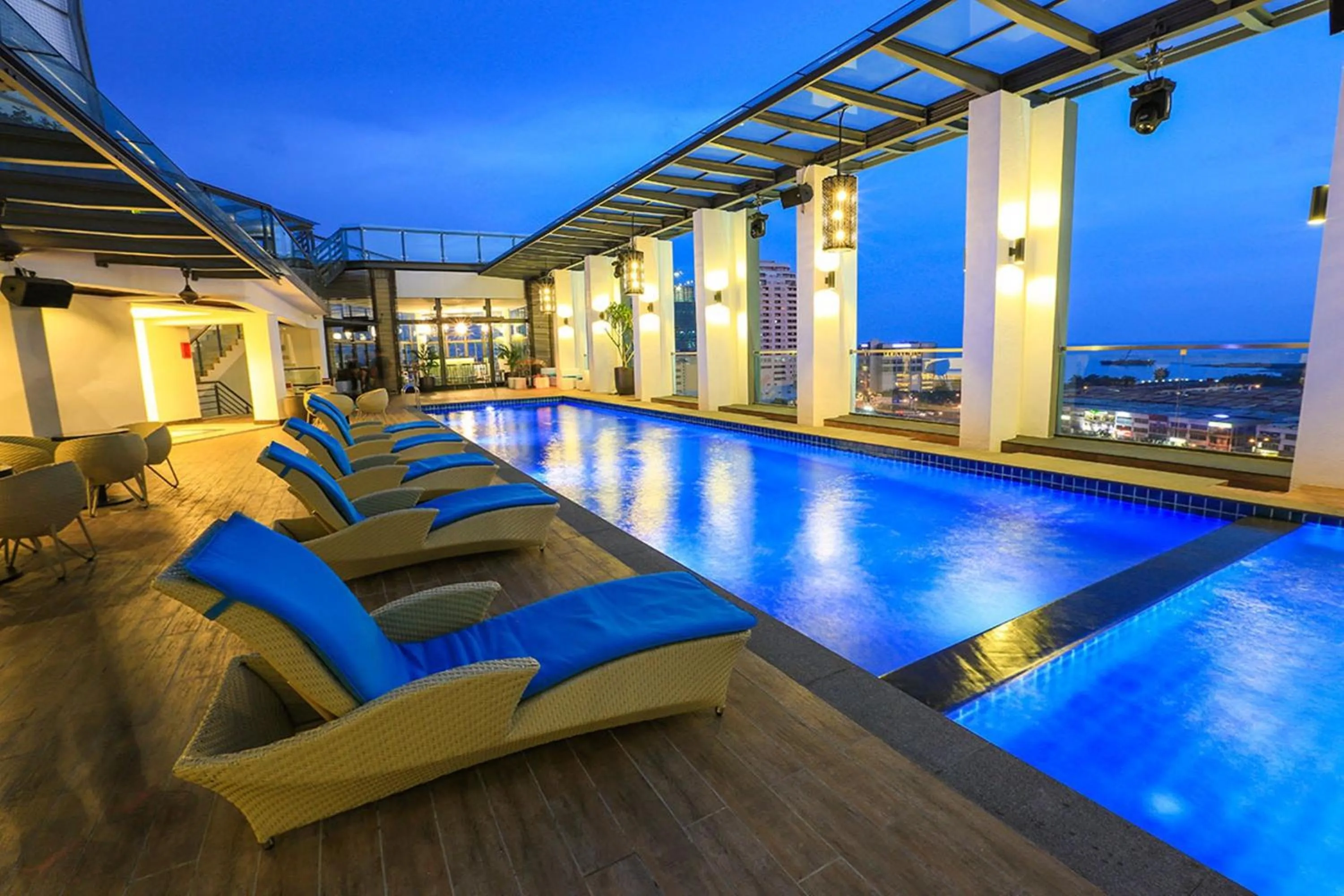 Swimming pool in Eco Tree Hotel, Melaka