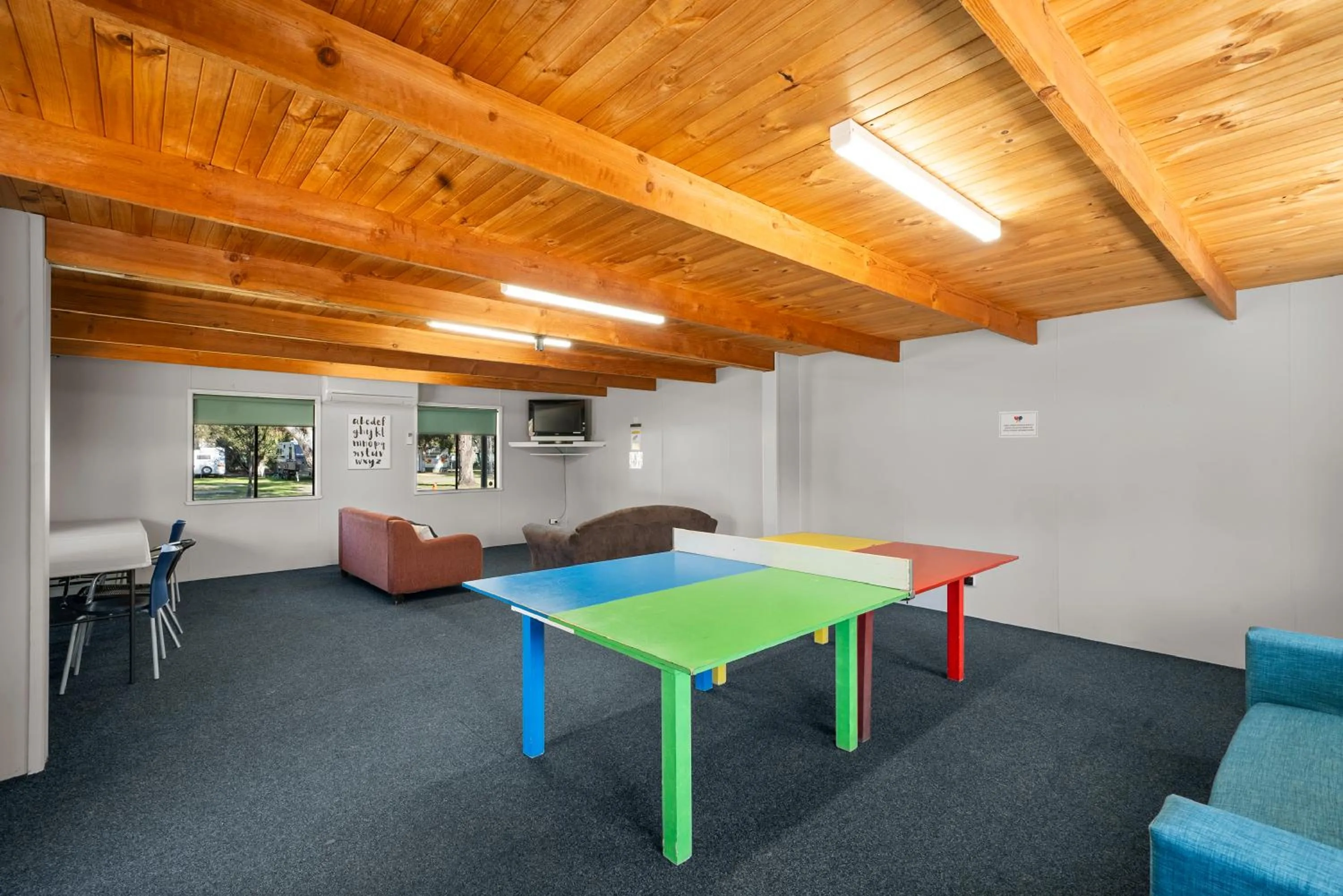 Communal lounge/ TV room in Shepparton Holiday Park and Village