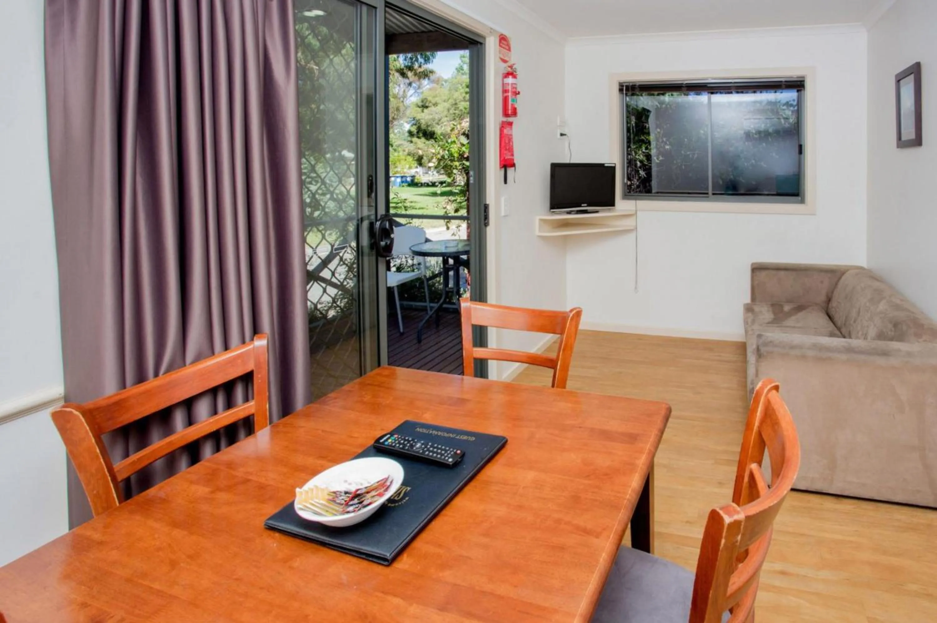 Dining area in Shepparton Holiday Park and Village