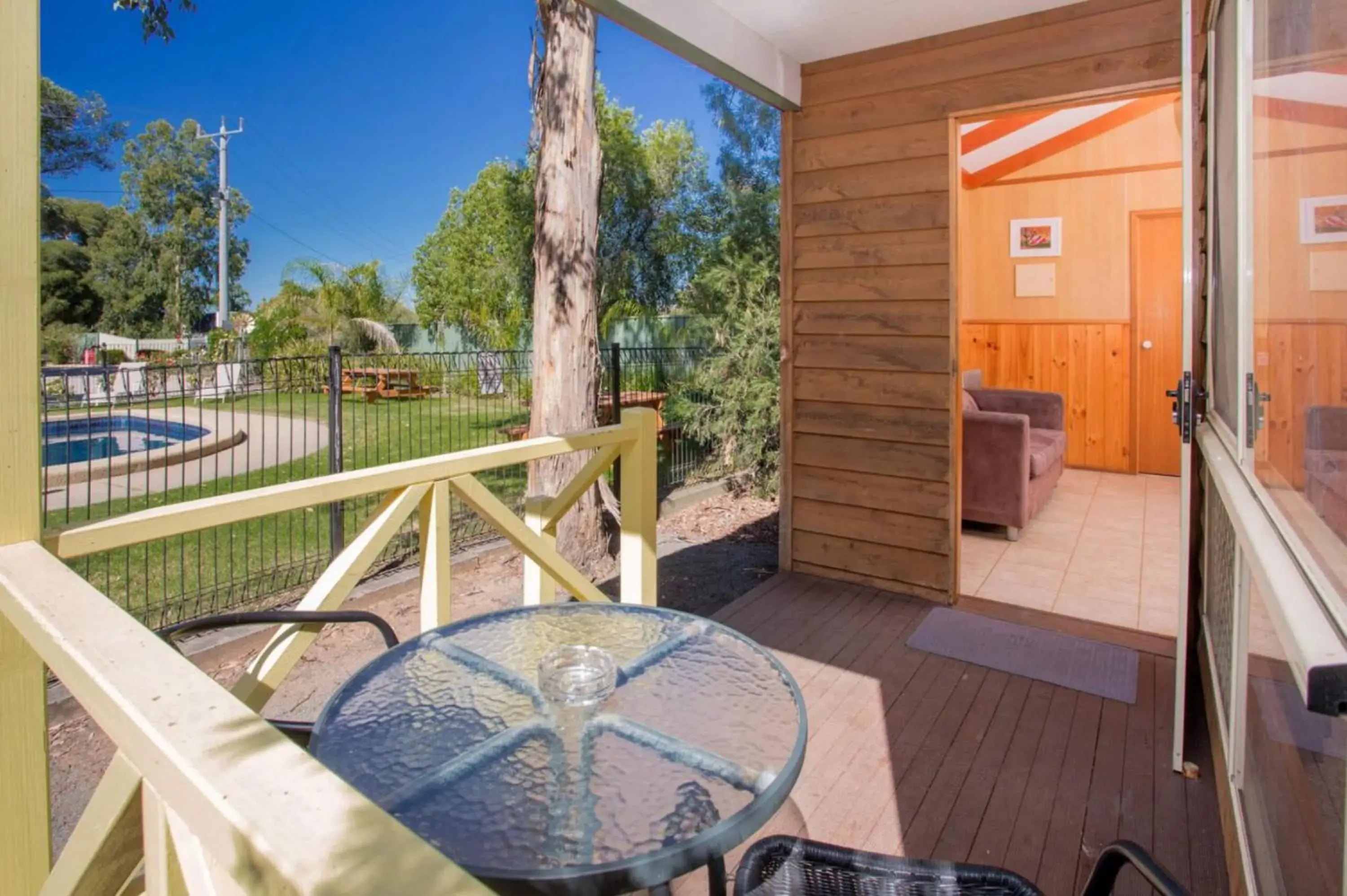 Economy Poolside Two-Bedroom Cabin - Not Pet Friendly in Shepparton Holiday Park and Village Economy Poolside Two-Bedroom Cabin - Not Pet Friendly in Shepparton Holiday Park and Village