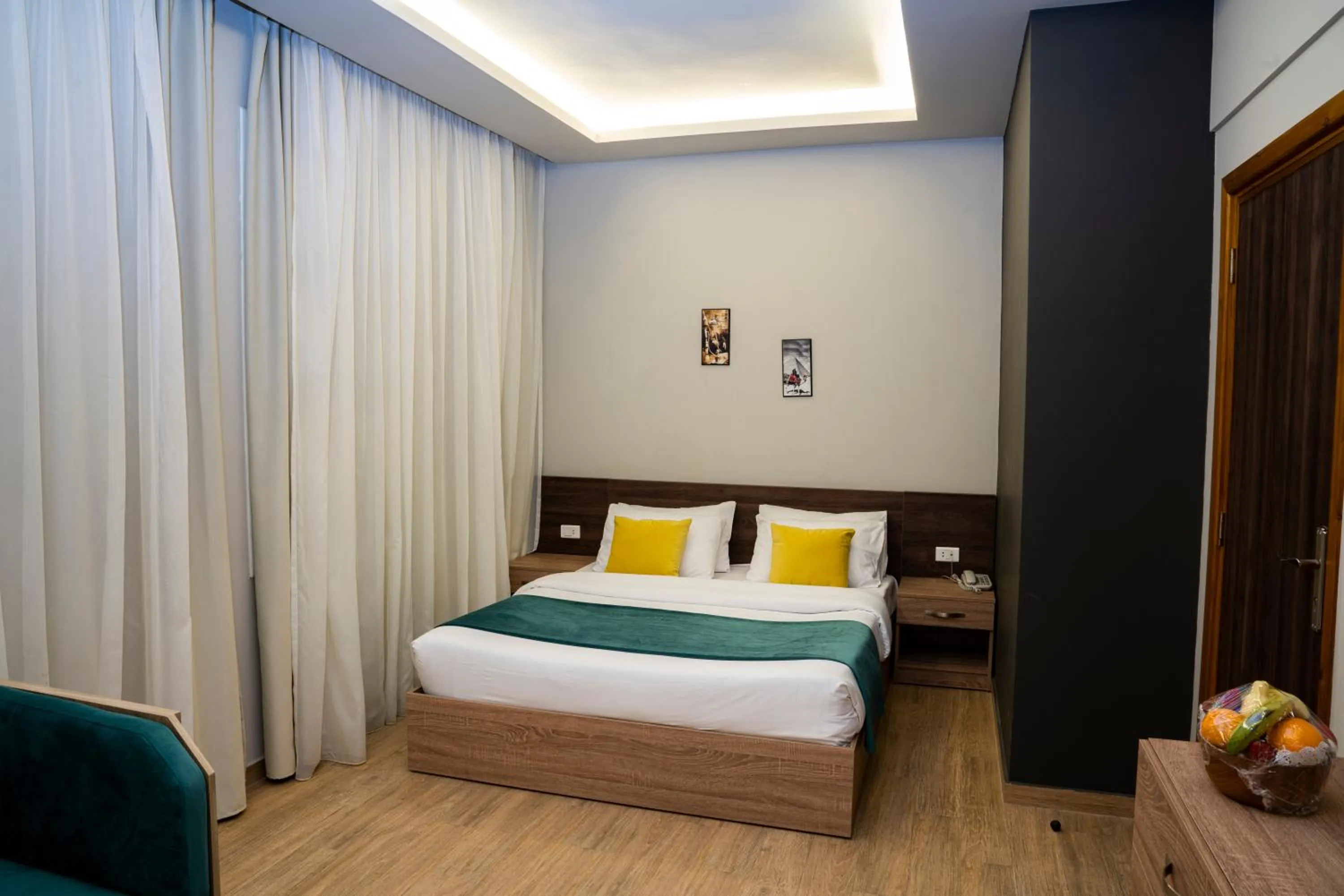 Bed in Al-Dora Beach Resort