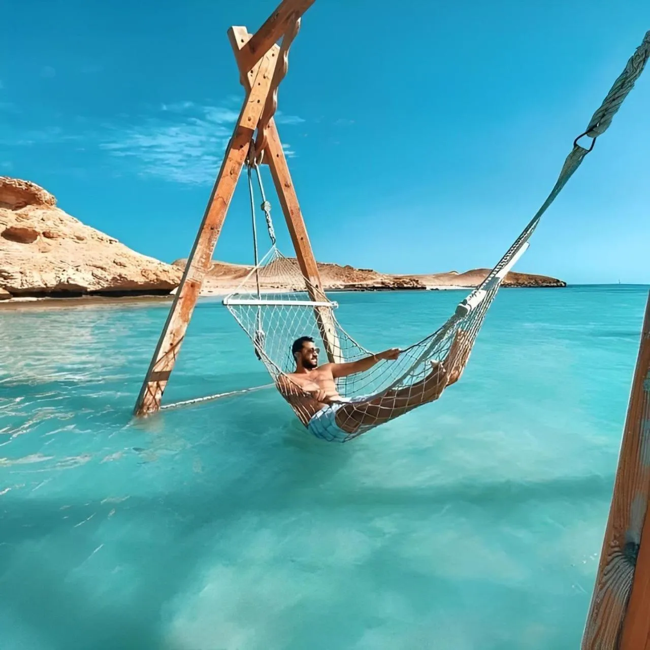 Natural landscape in Al-Dora Beach Resort