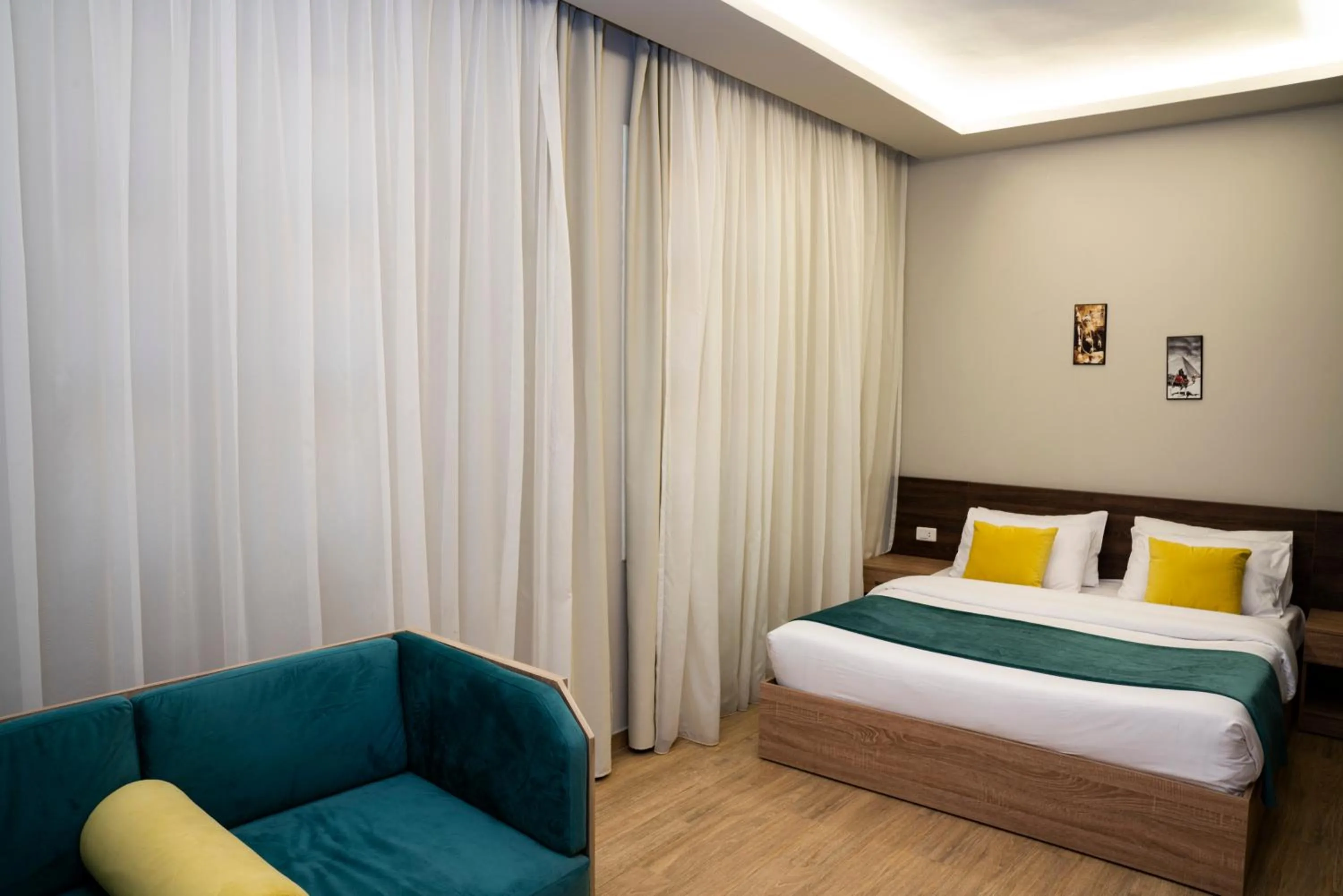 Bed in Al-Dora Beach Resort