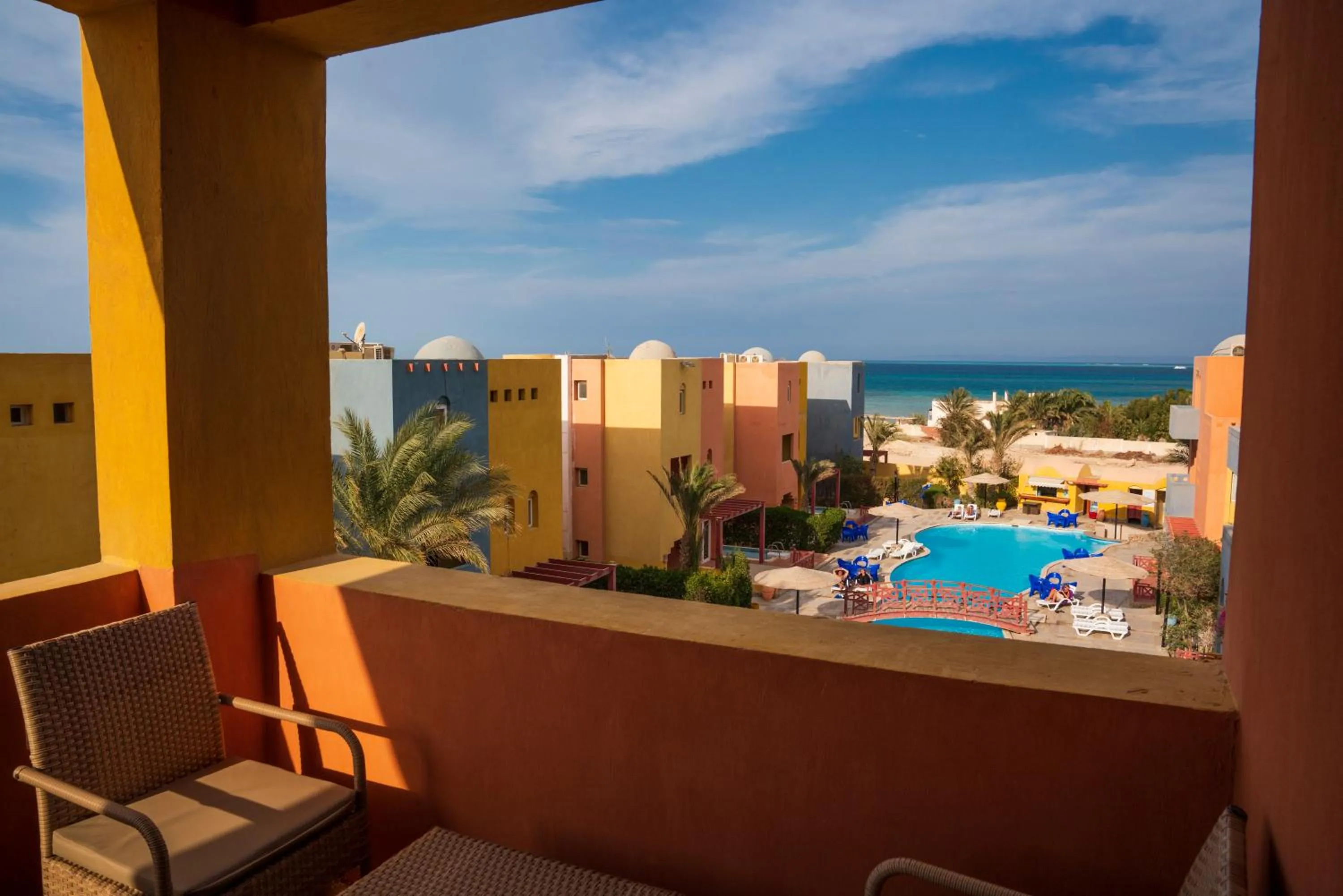 Patio in Al-Dora Beach Resort