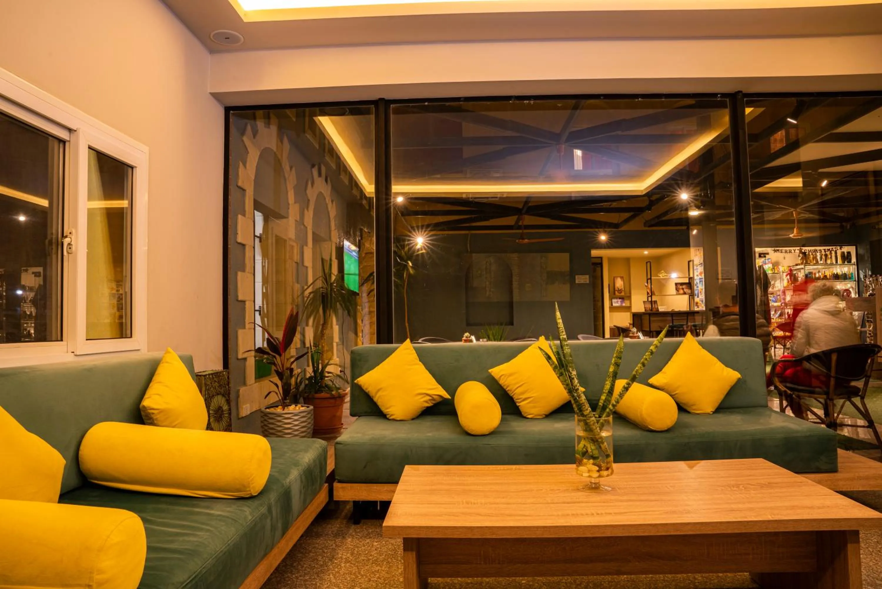 Seating area in Al-Dora Beach Resort