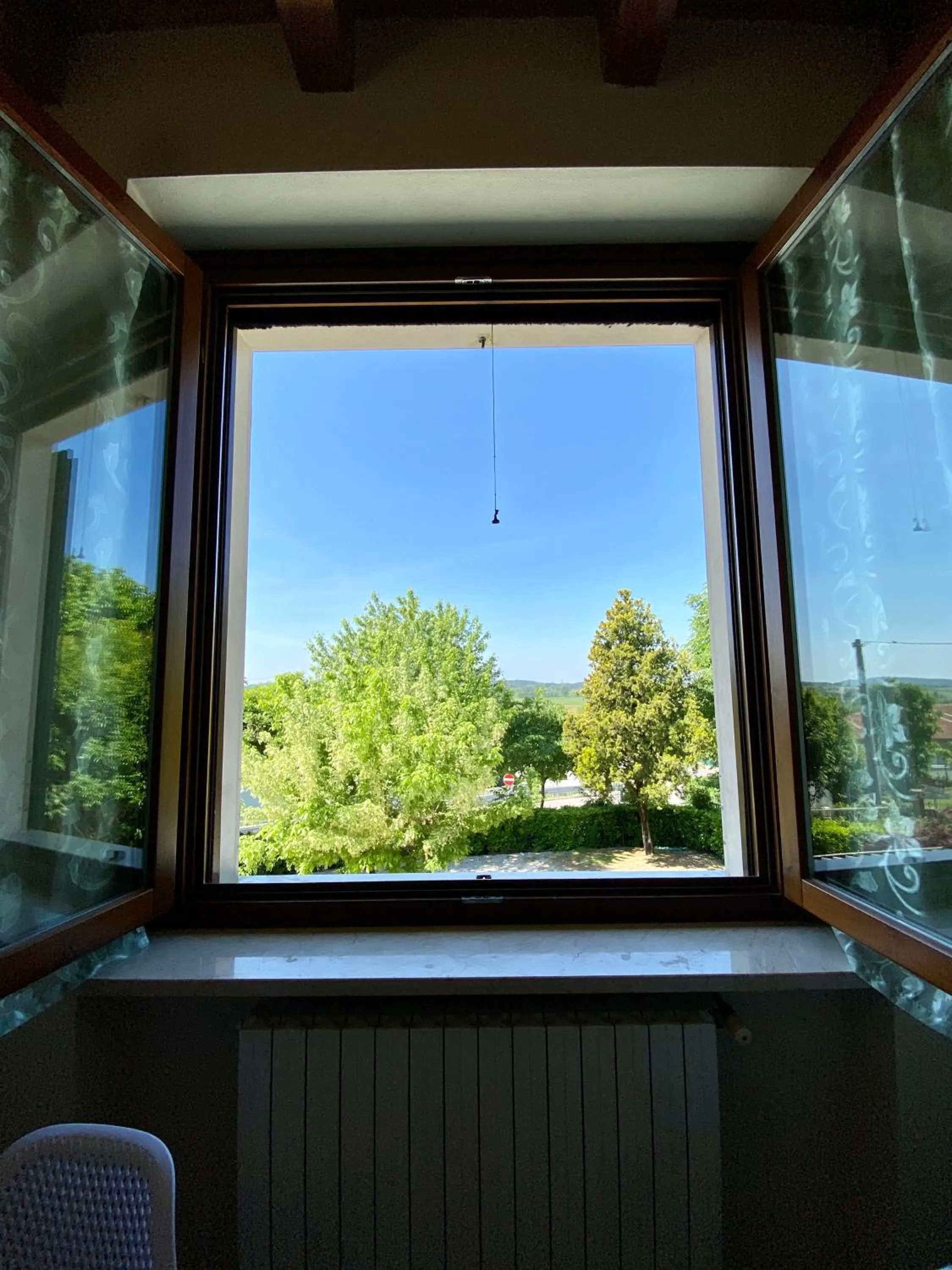 Garden view in Residence la Lucciola