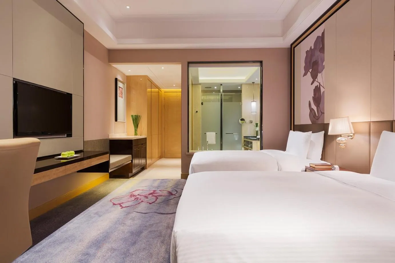 Photo of the whole room, Bed in Wanda Realm Guangzhou Zengcheng