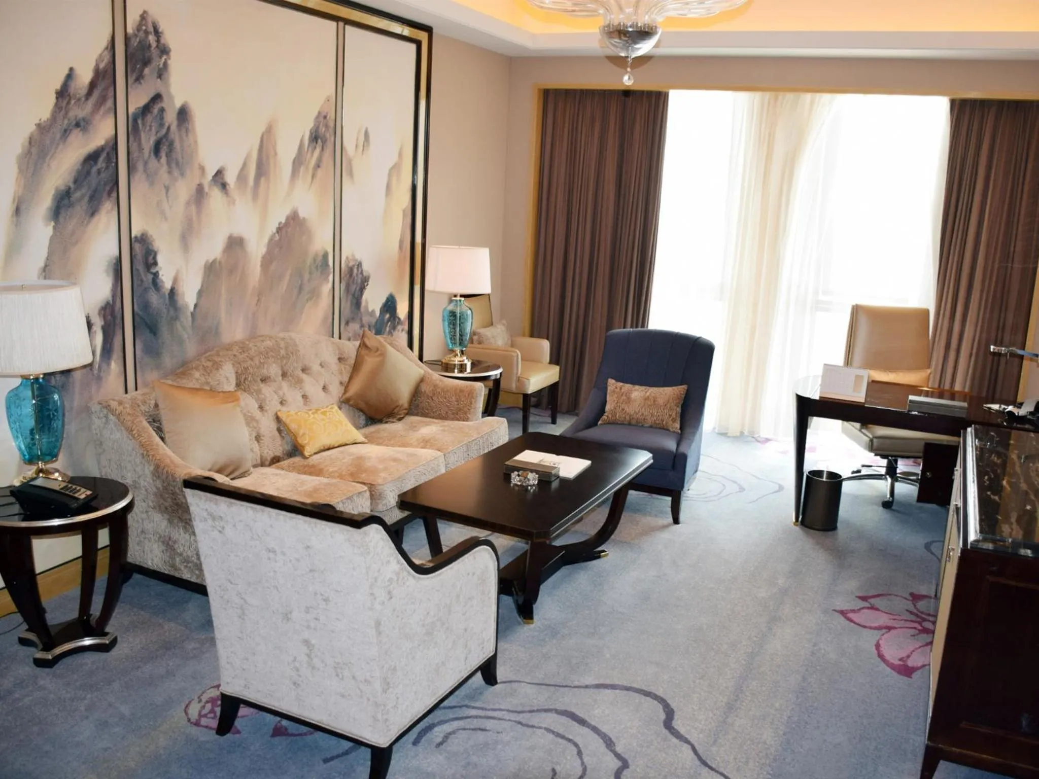Living room in Wanda Realm Guangzhou Zengcheng