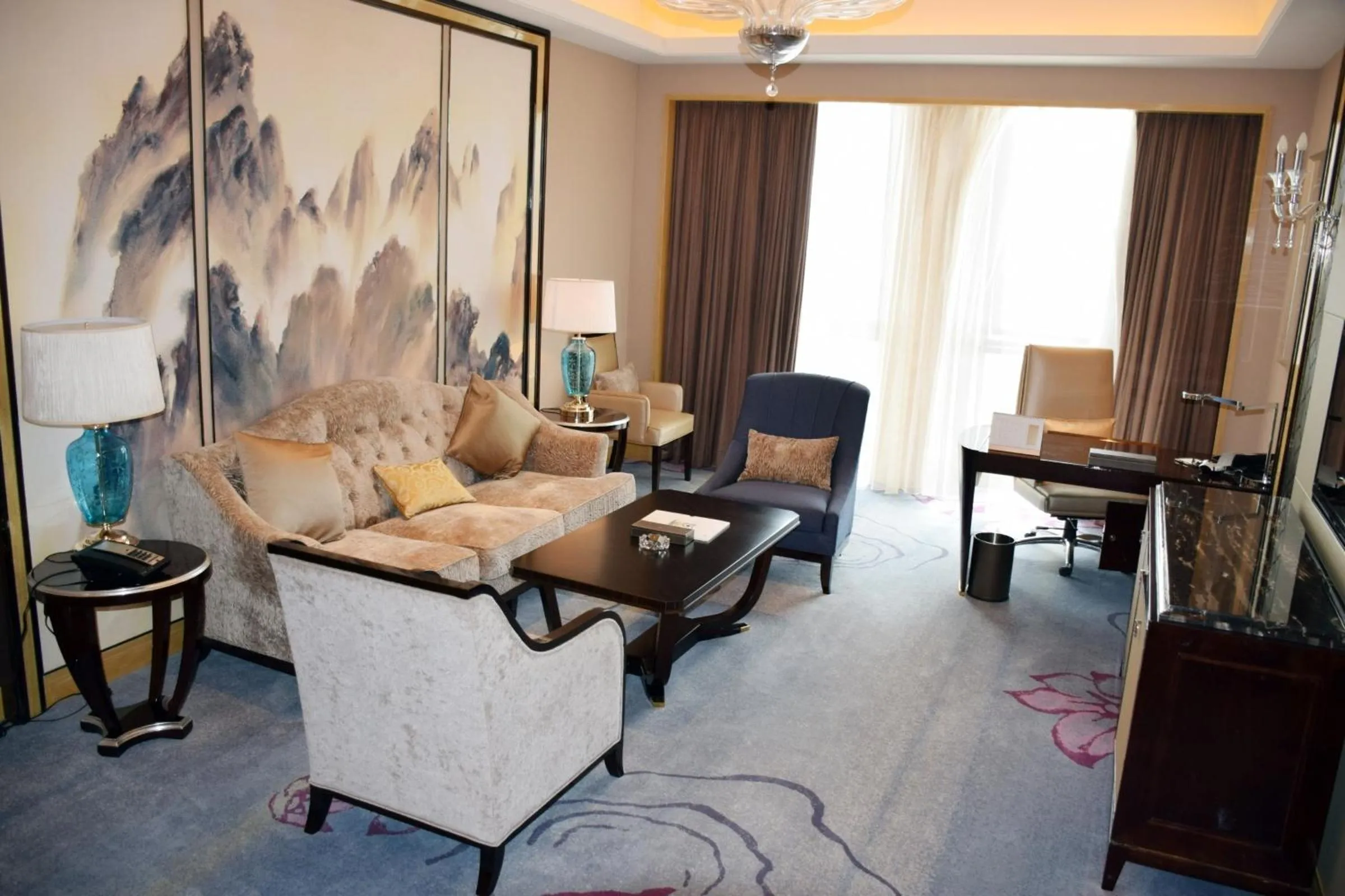 Living room in Wanda Realm Guangzhou Zengcheng