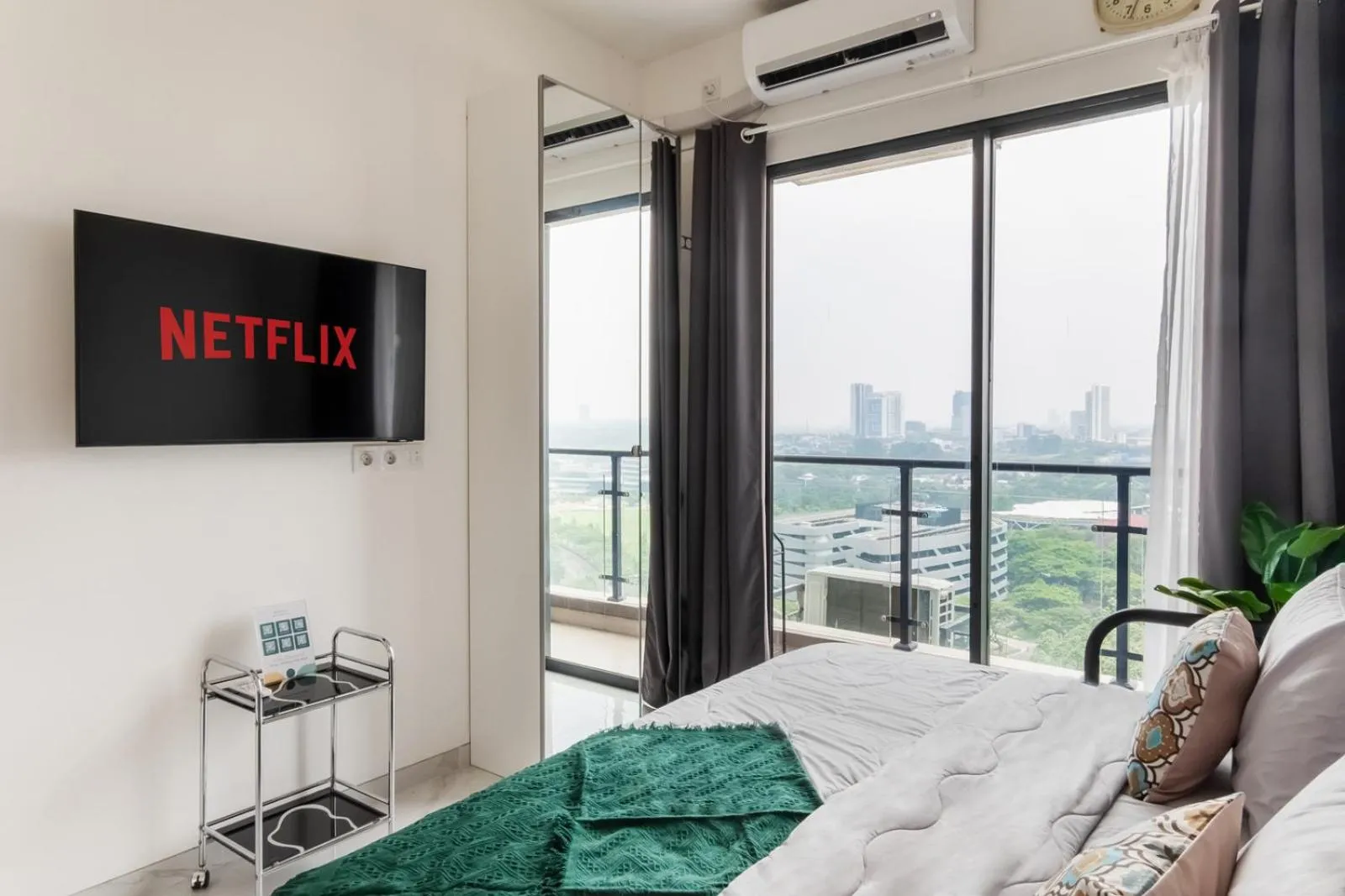 Bed in Arka by TwoSpaces Studio @Skyhouse Apartment