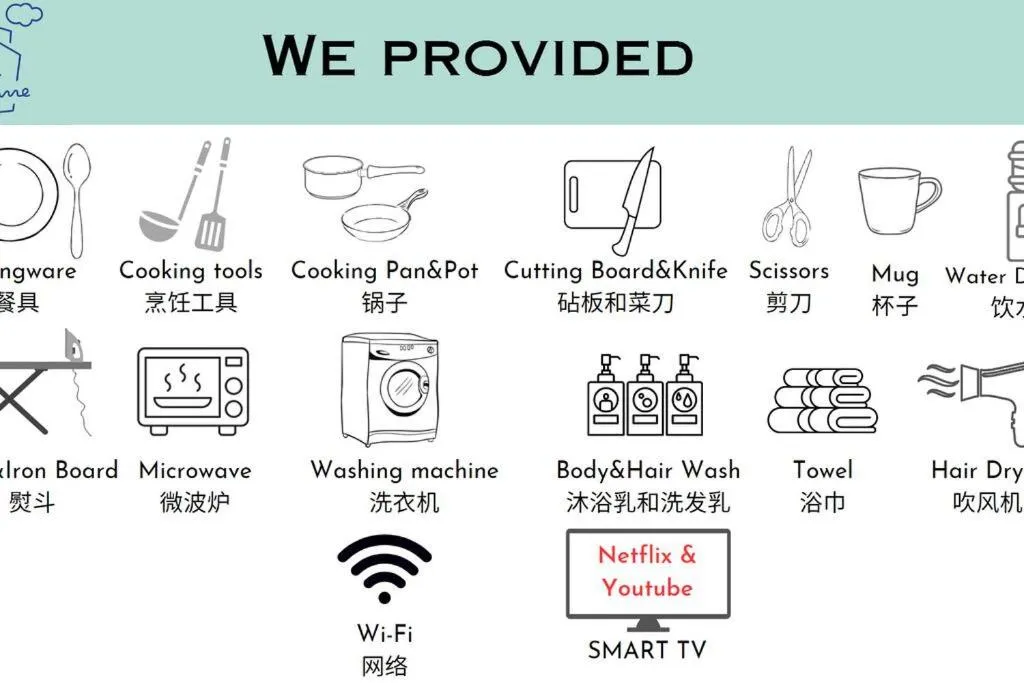 Text overlay in Blissful Cottage@FeelHome/2BR,7pax,MRT 中文房东