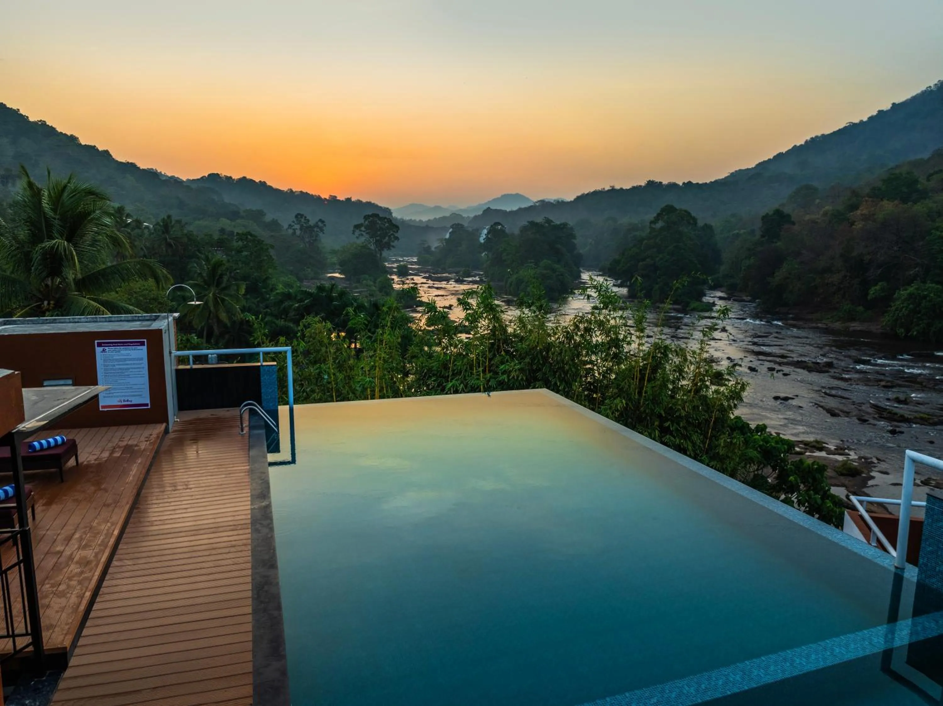 Swimming pool in Sterling Athirappilly