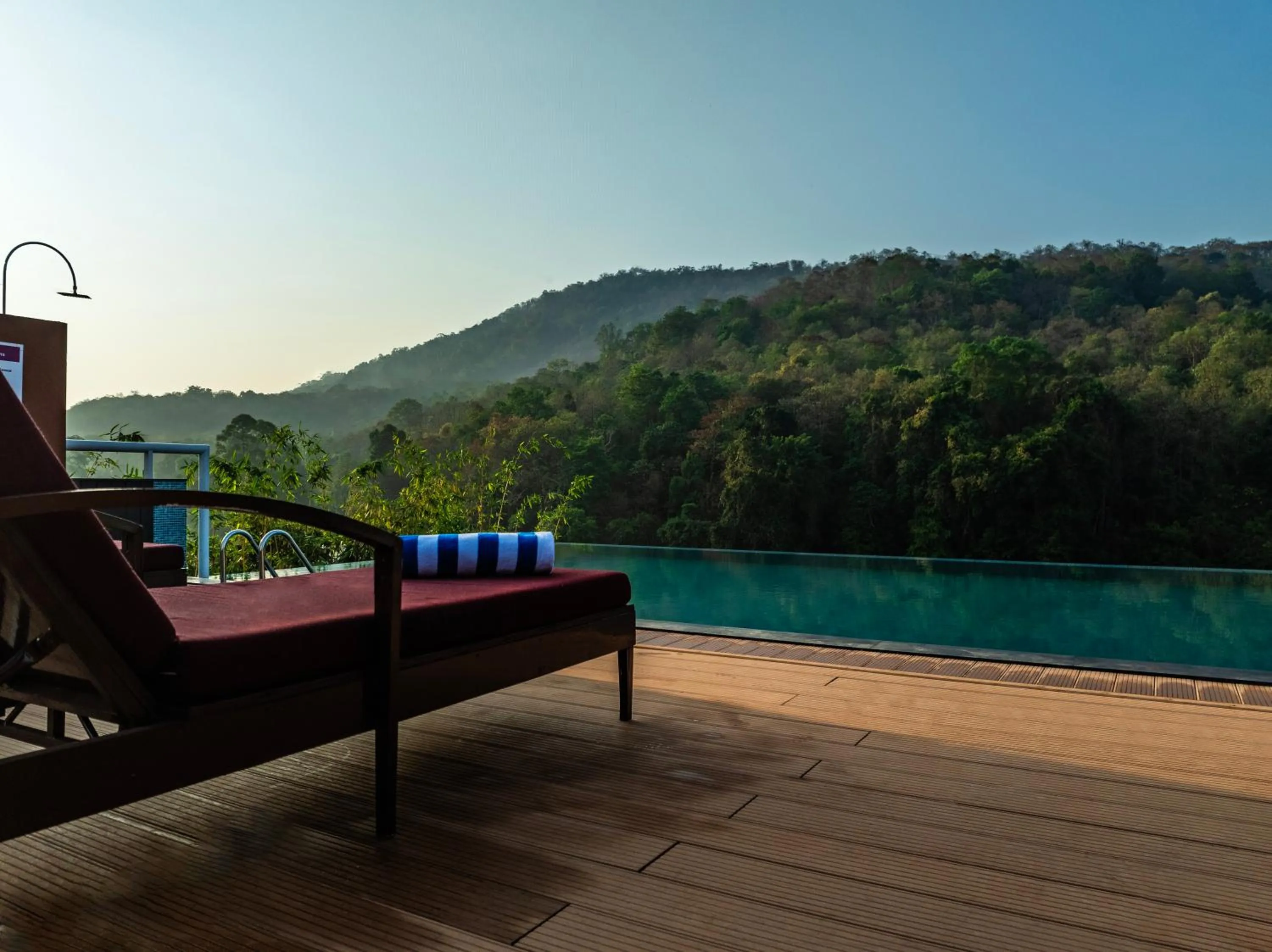 Pool view in Sterling Athirappilly