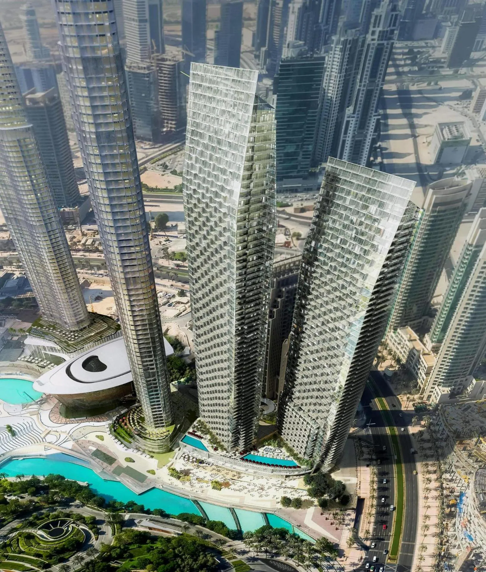 Property building in Address Dubai Opera Residences