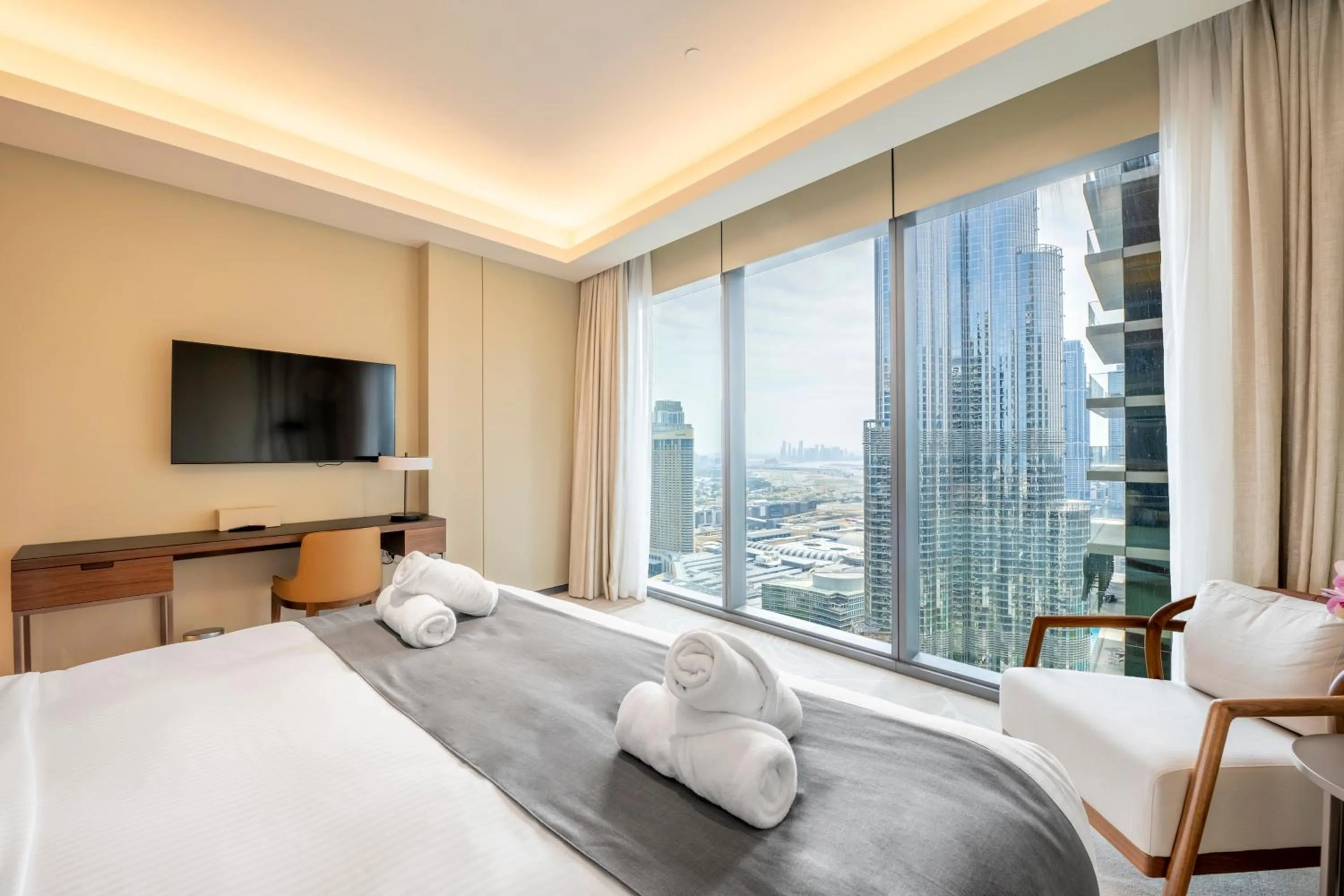 Bed in Address Dubai Opera Residences