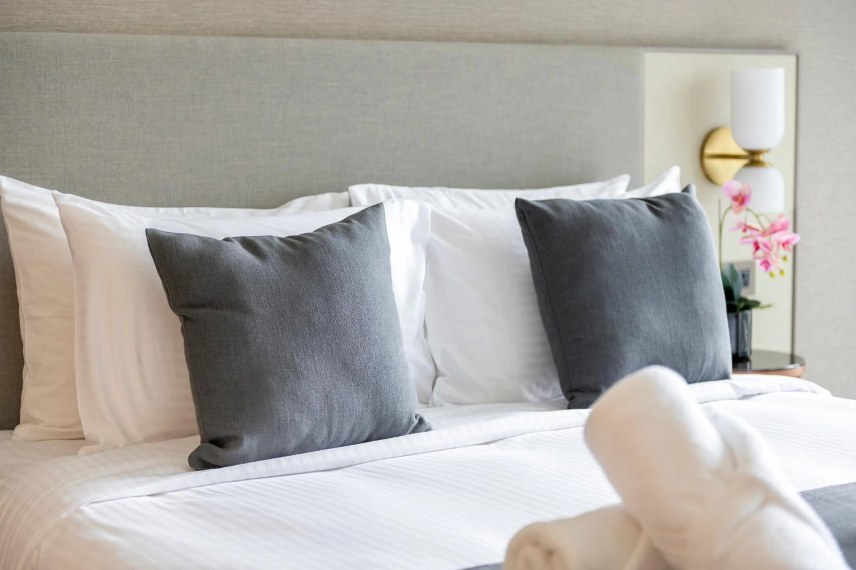 Bed in Address Dubai Opera Residences