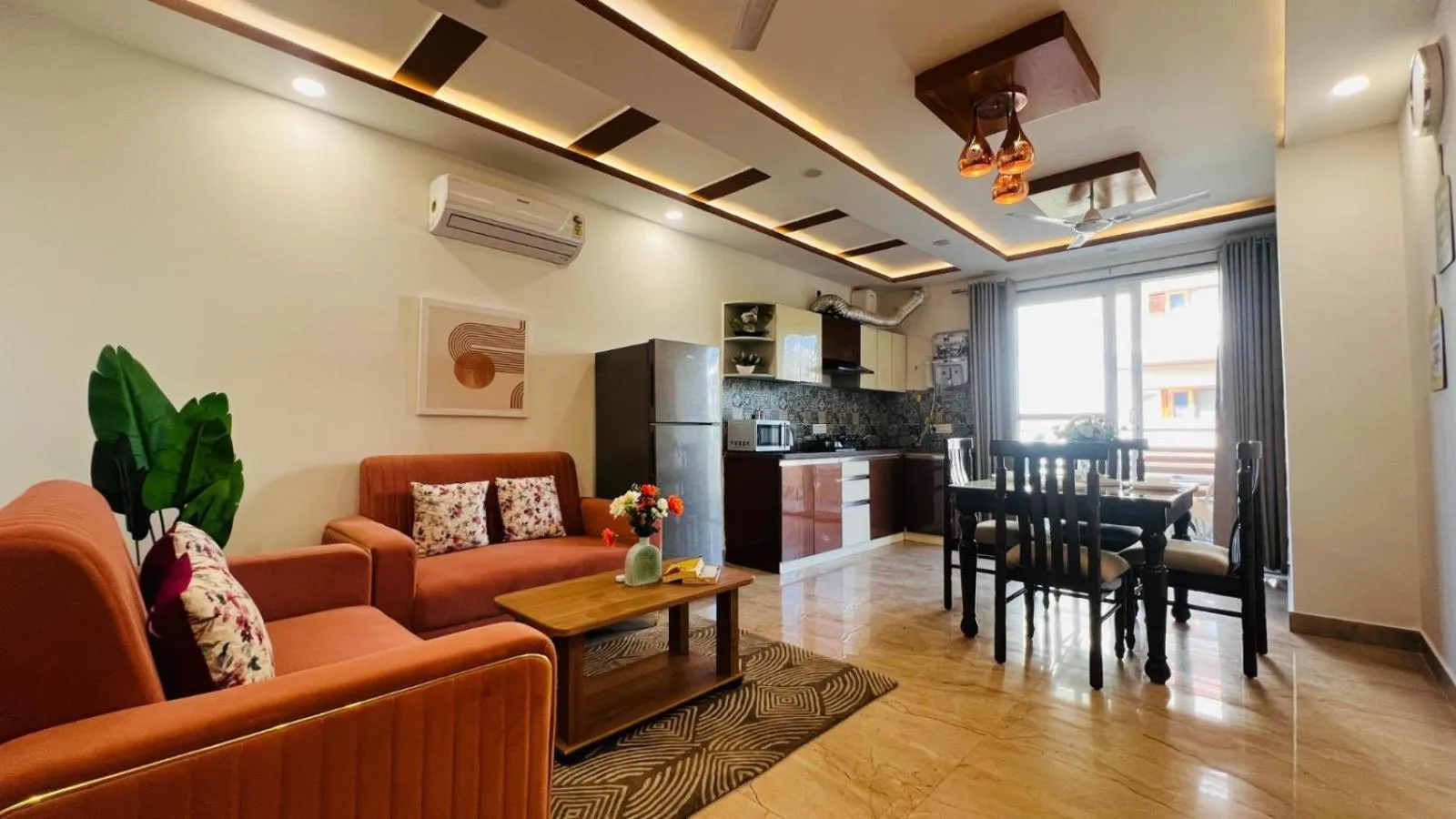 Kitchen or kitchenette in ZEN Medicity - Hotel & Serviced Apartments Gurgaon