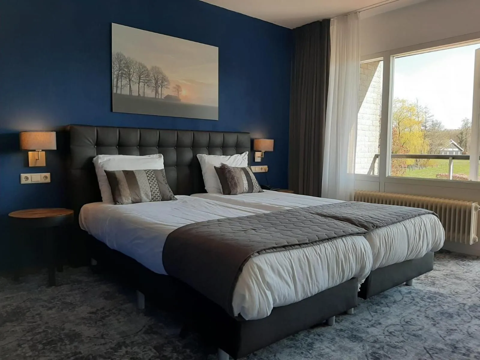 Photo of the whole room, Bed in Landgoed Hotel & Restaurant Carelshaven