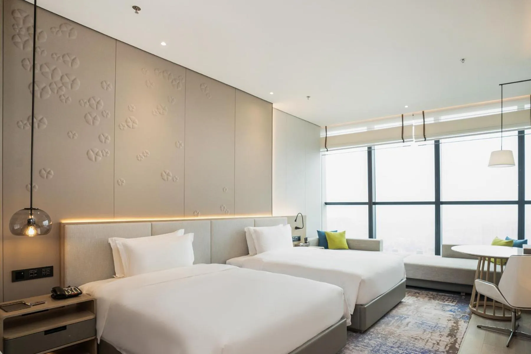 Bed in Wyndham Foshan Nanhai
