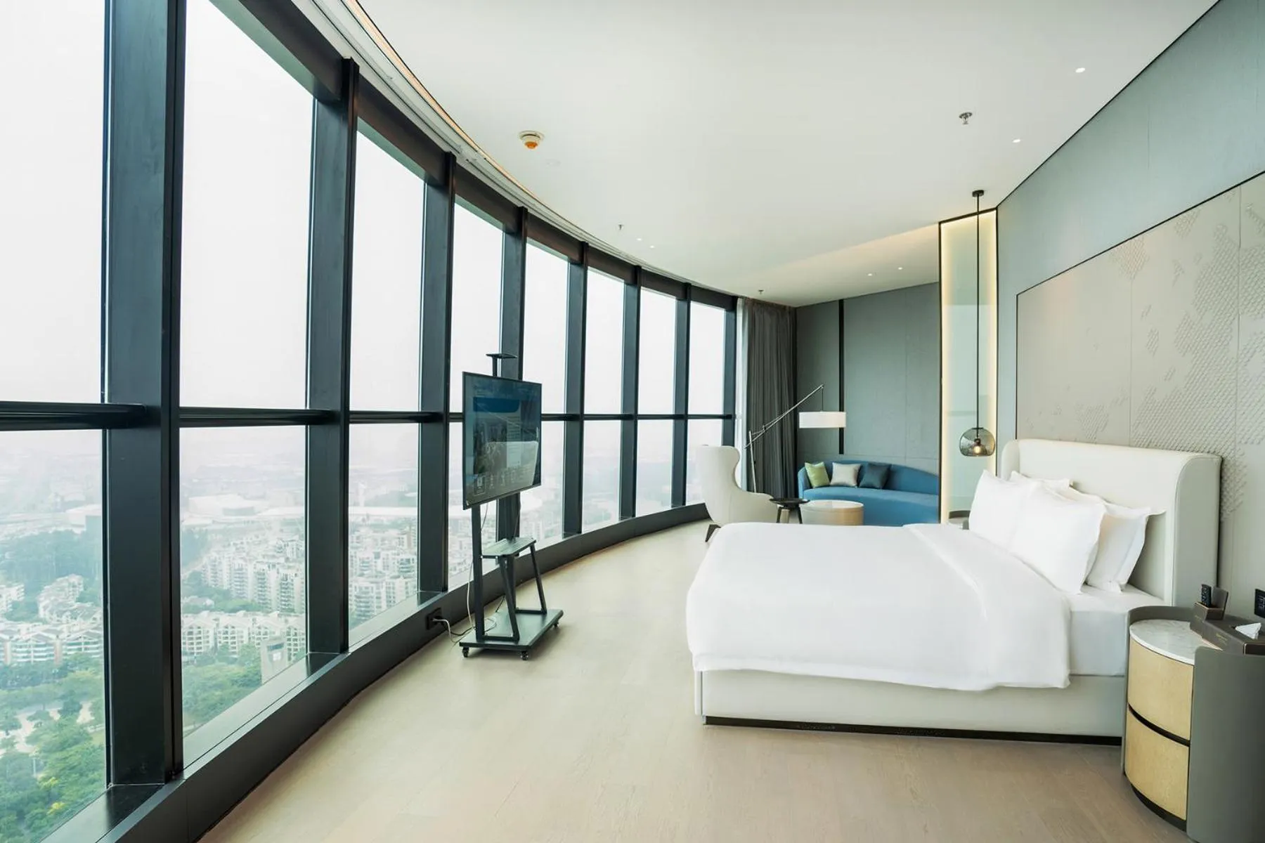 Bed in Wyndham Foshan Nanhai
