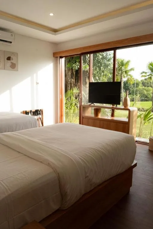 View (from property/room), Bed in Padi Villa Canggu
