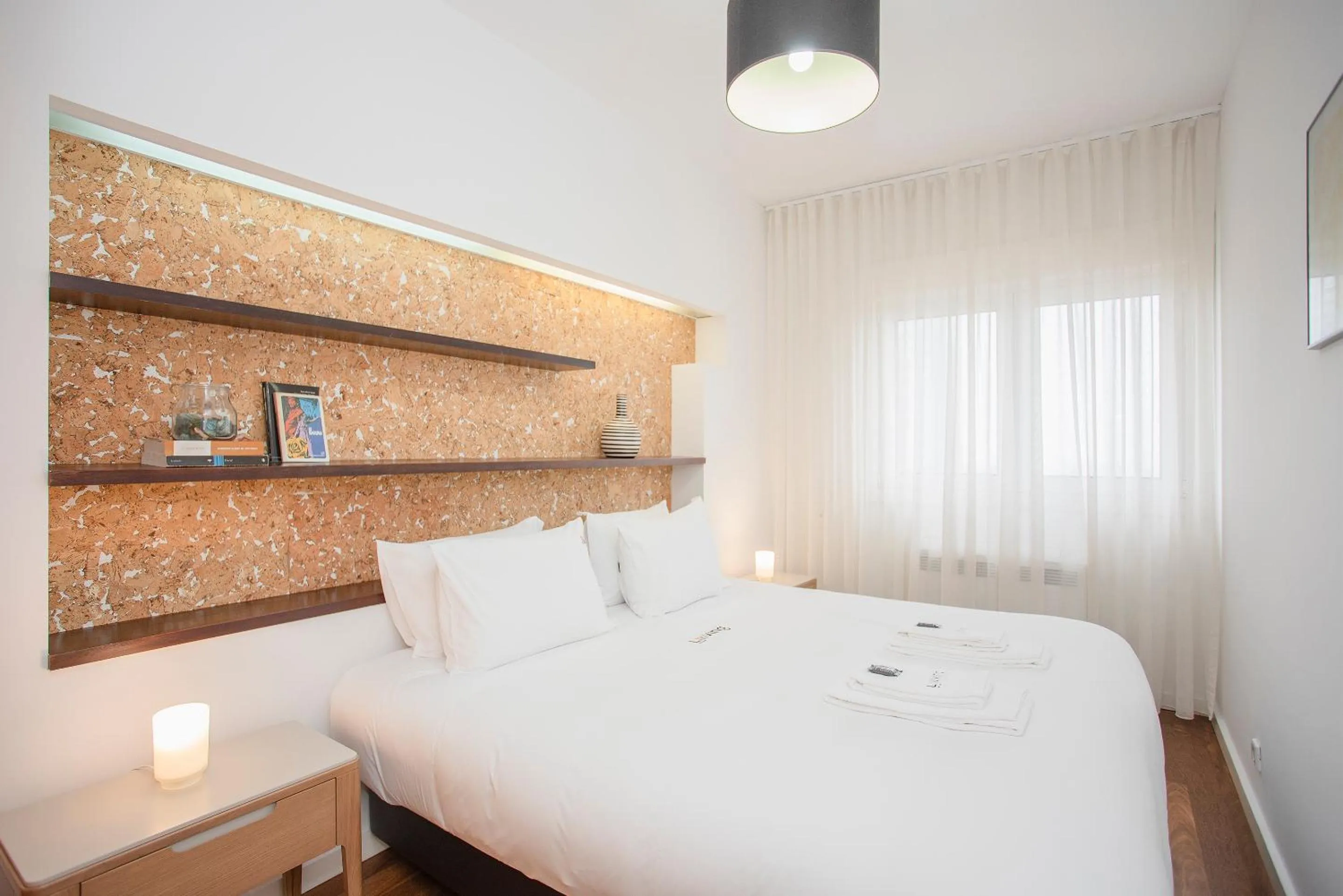 Bed in Liiiving in Porto - Light Trendy Apartment