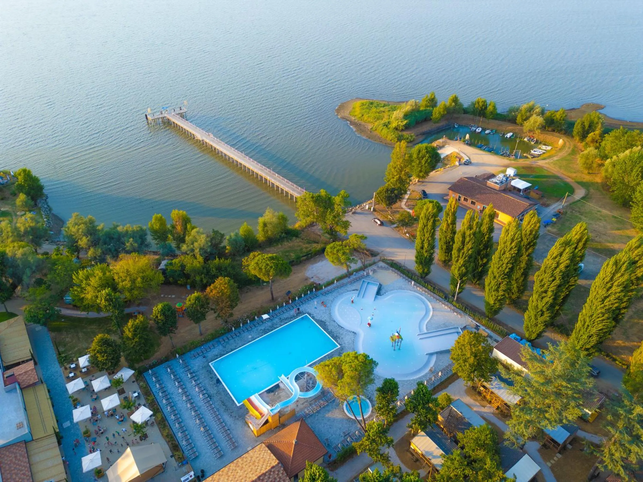 Swimming pool in Trasimeno Glamping Resort