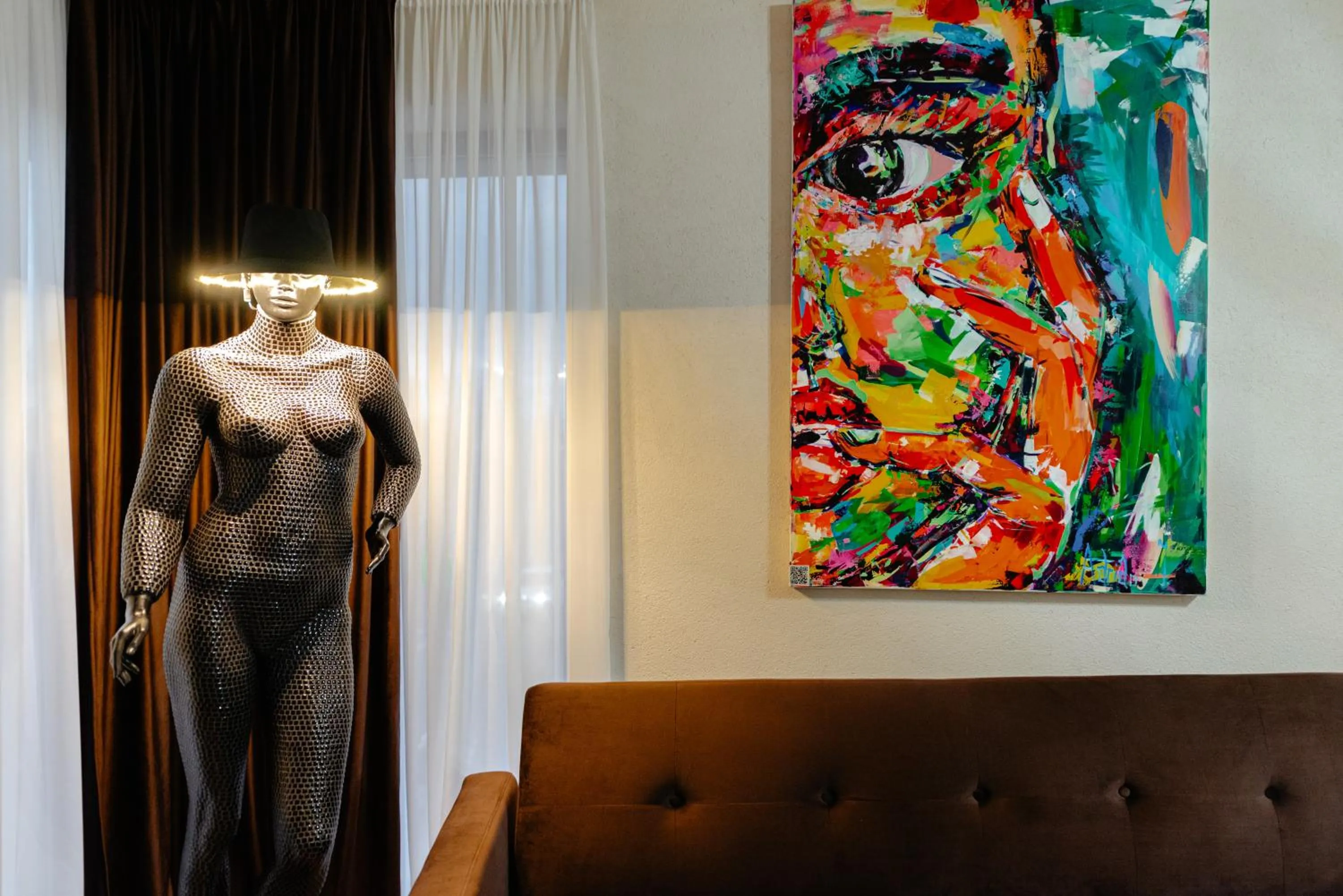 Decorative detail in Centro Accommodation