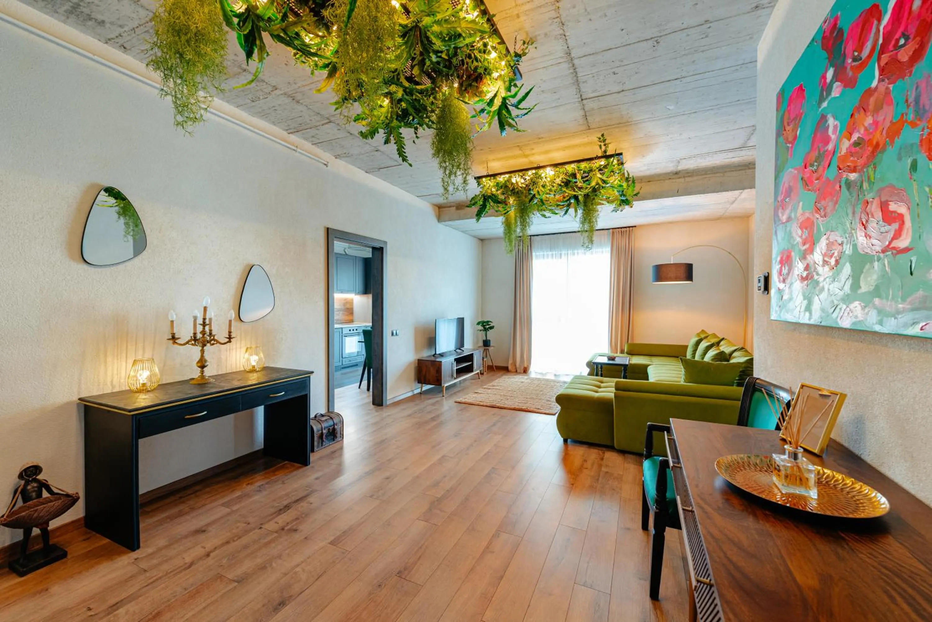 Living room in Centro Accommodation