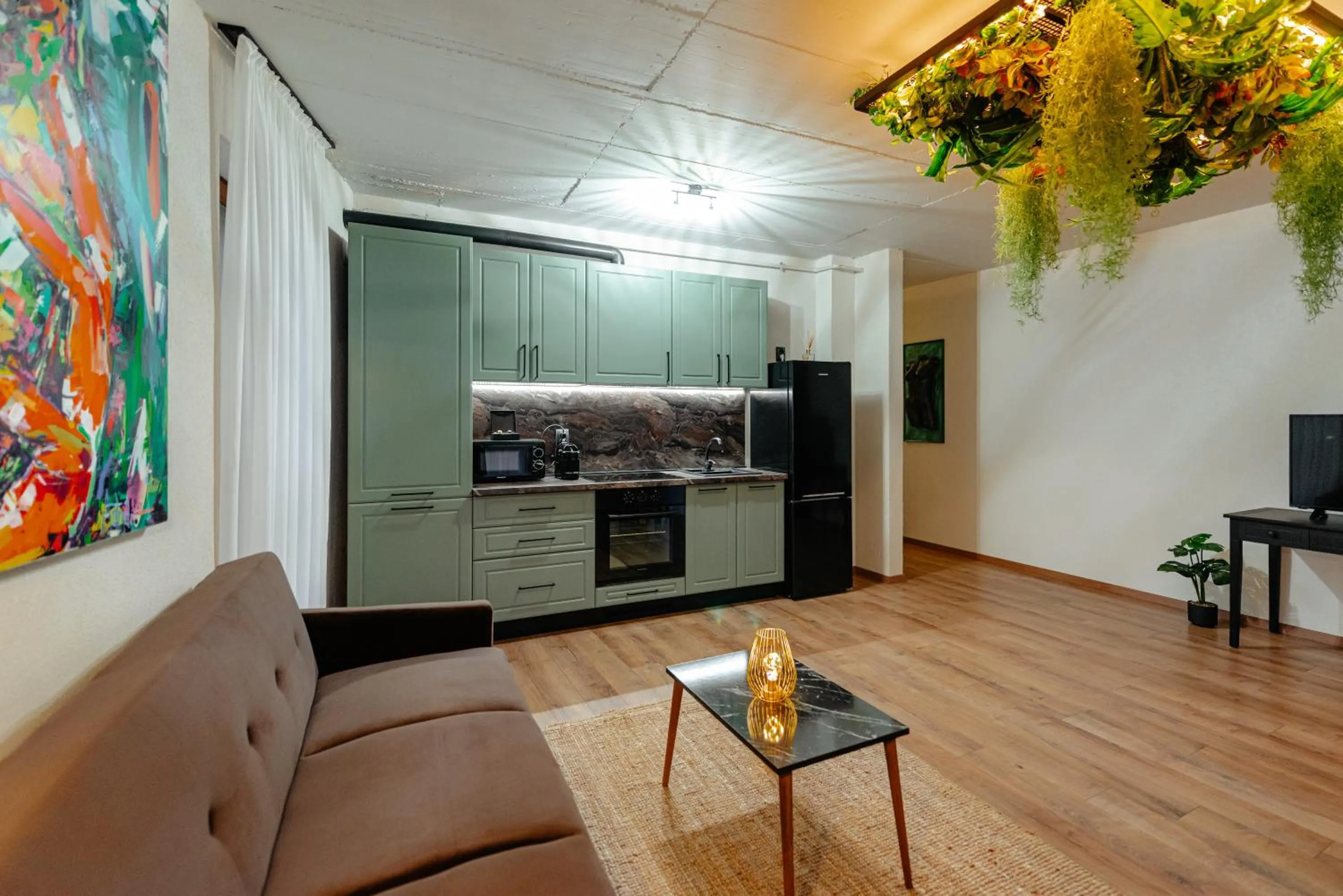 Kitchen or kitchenette in Centro Accommodation