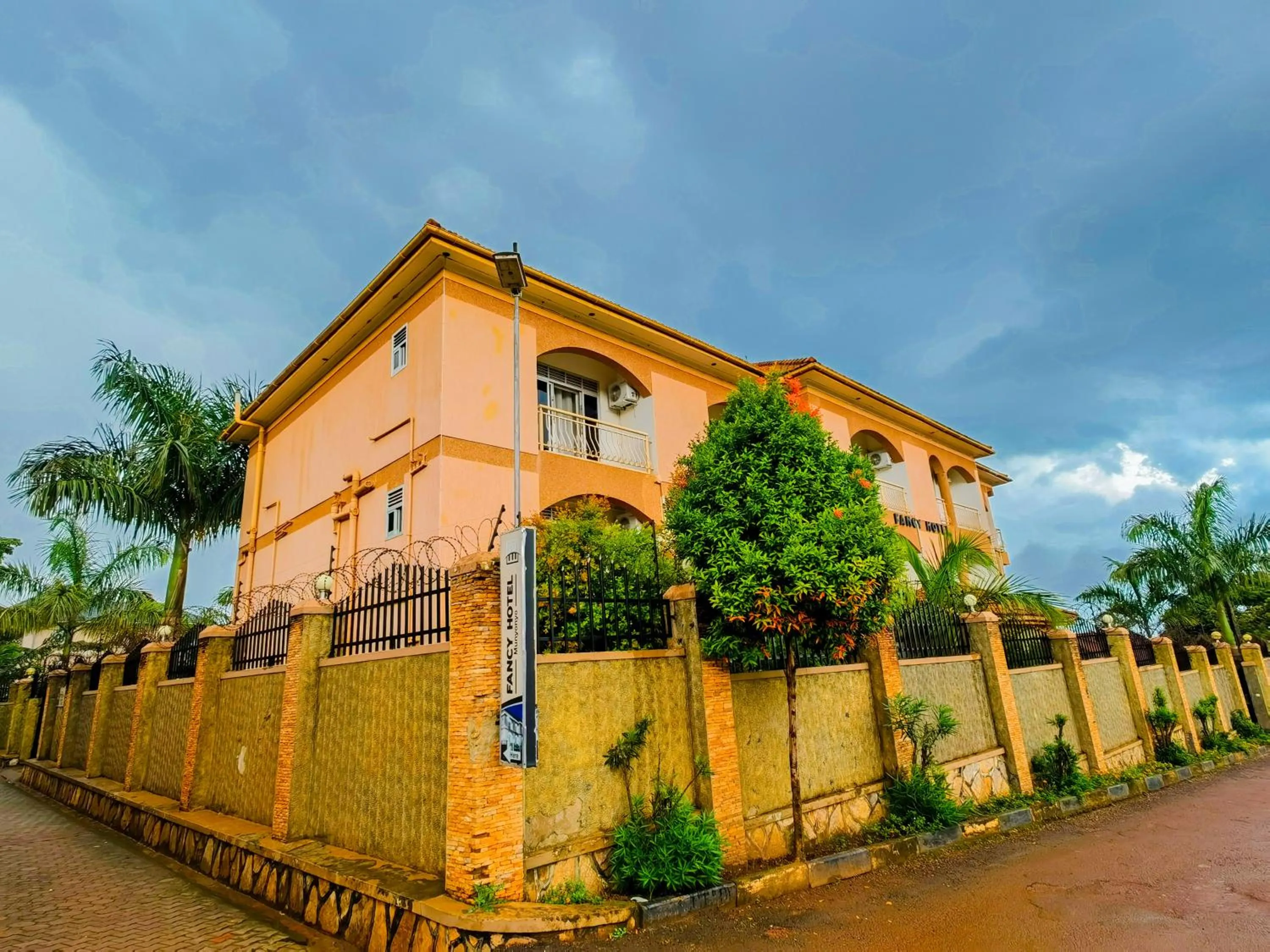 Street view in Fancy Hotel Munyonyo