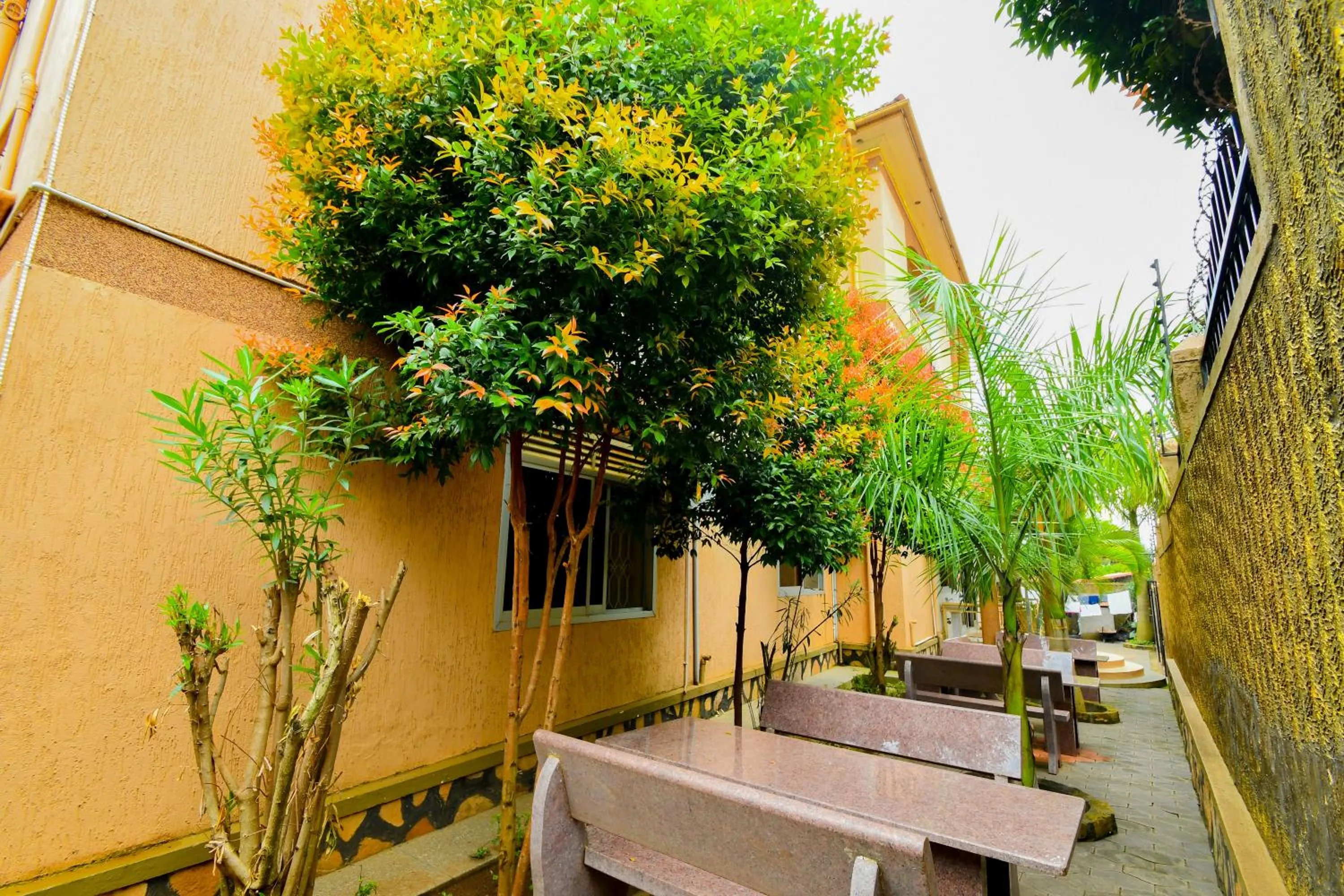 Seating area in Fancy Hotel Munyonyo
