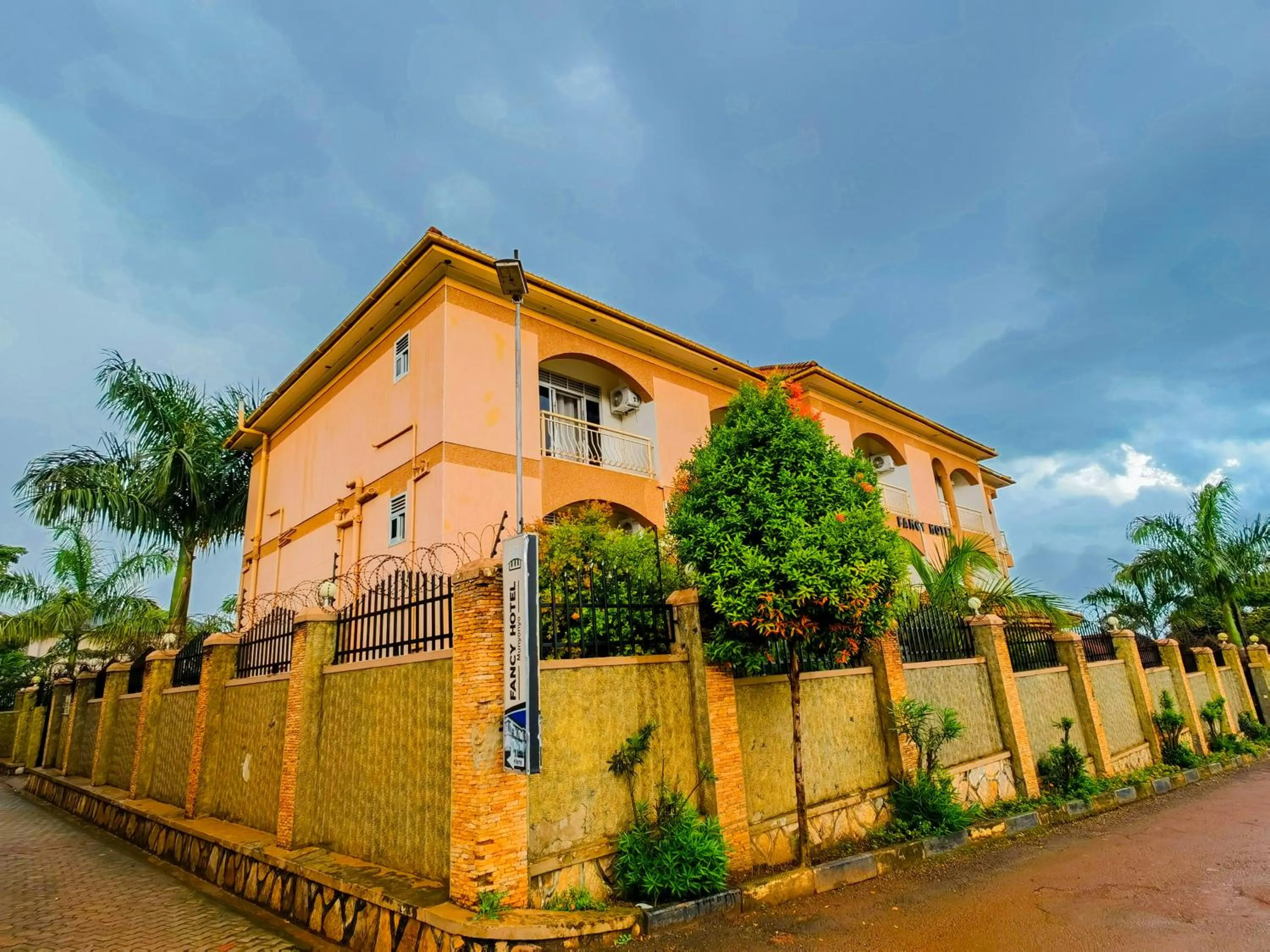 Street view in Fancy Hotel Munyonyo