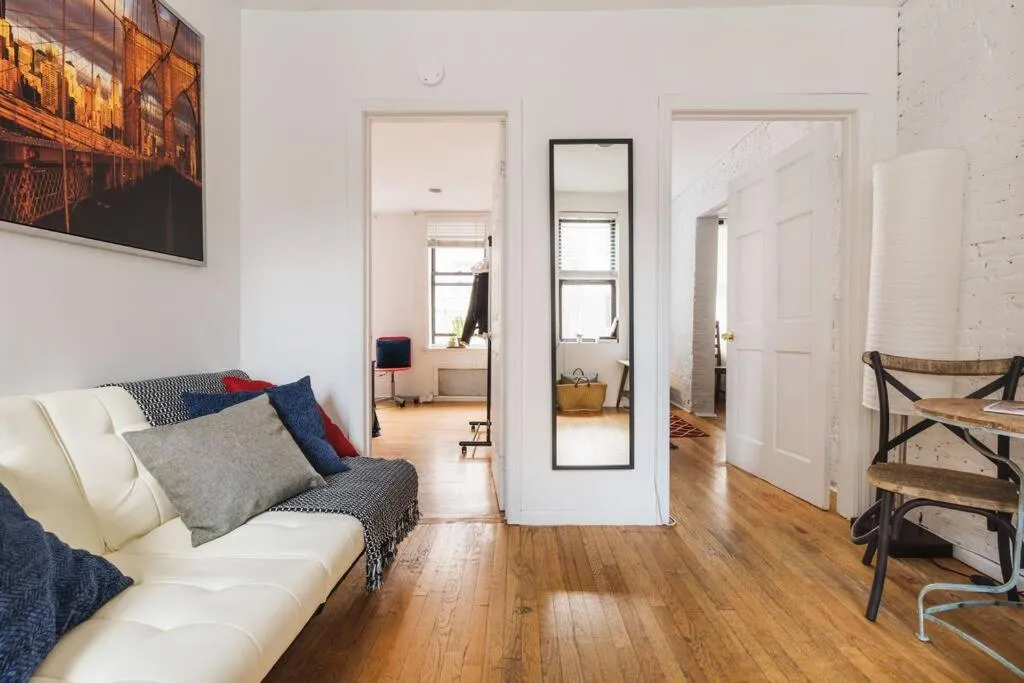 Seating area in East Village Townhouse