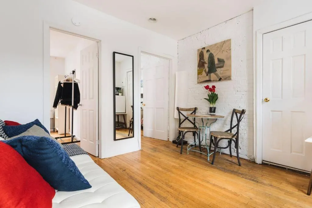 Seating area in East Village Townhouse