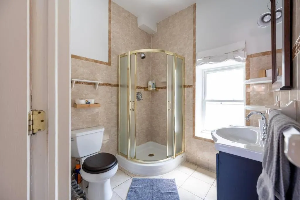 Shower in East Village Townhouse
