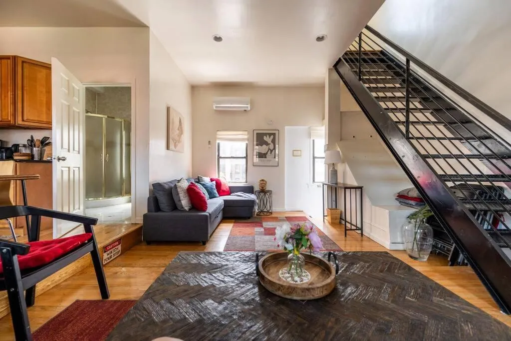 Living room in East Village Townhouse