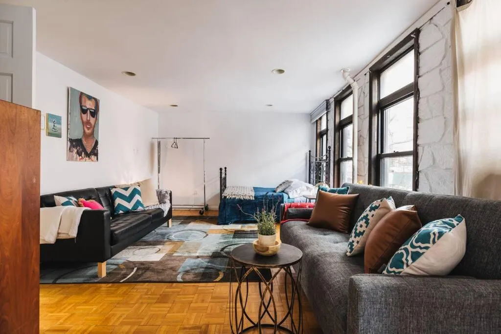 Living room in East Village Townhouse