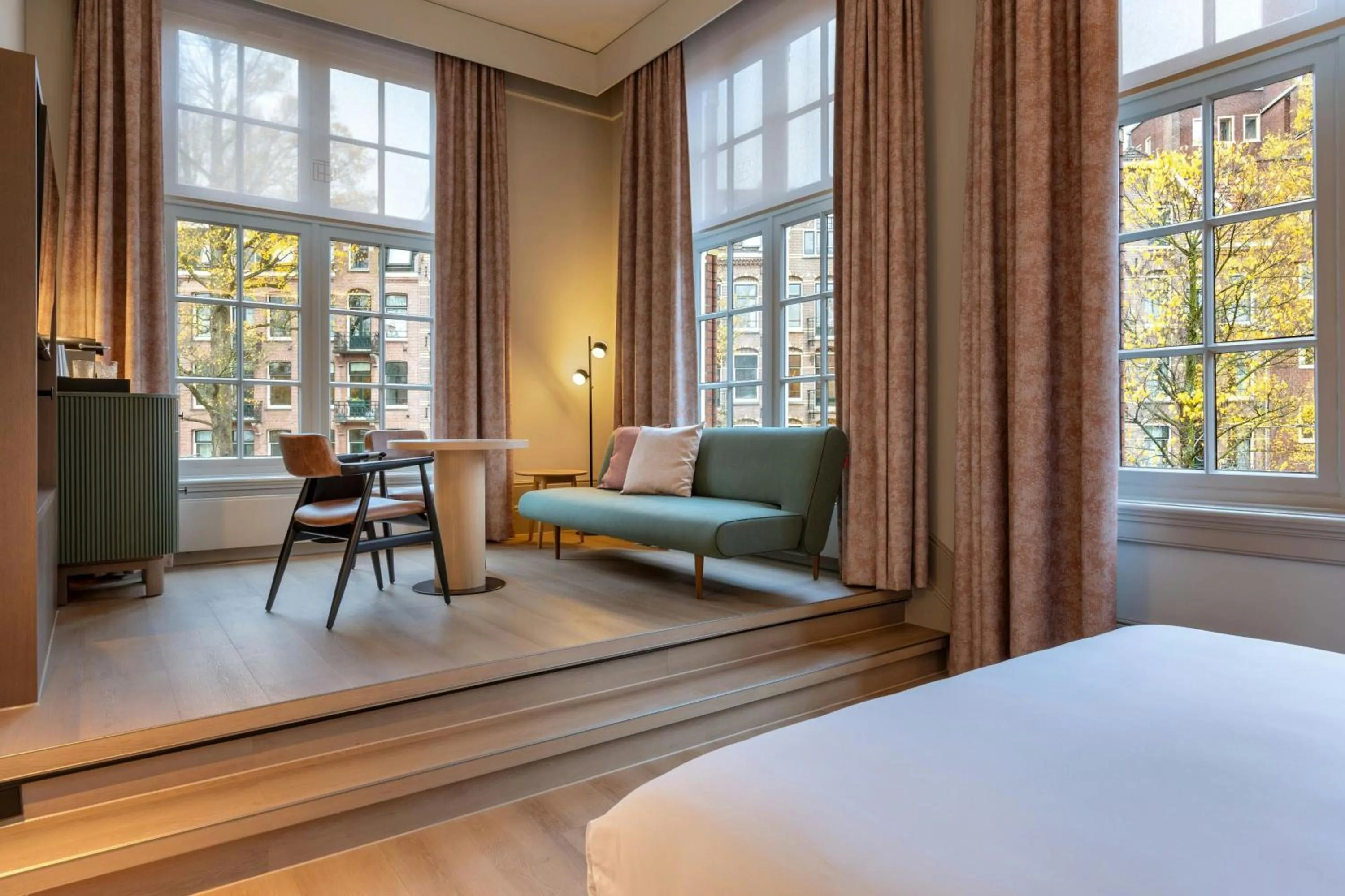 Bedroom, Bed in The College Hotel Amsterdam, Autograph Collection