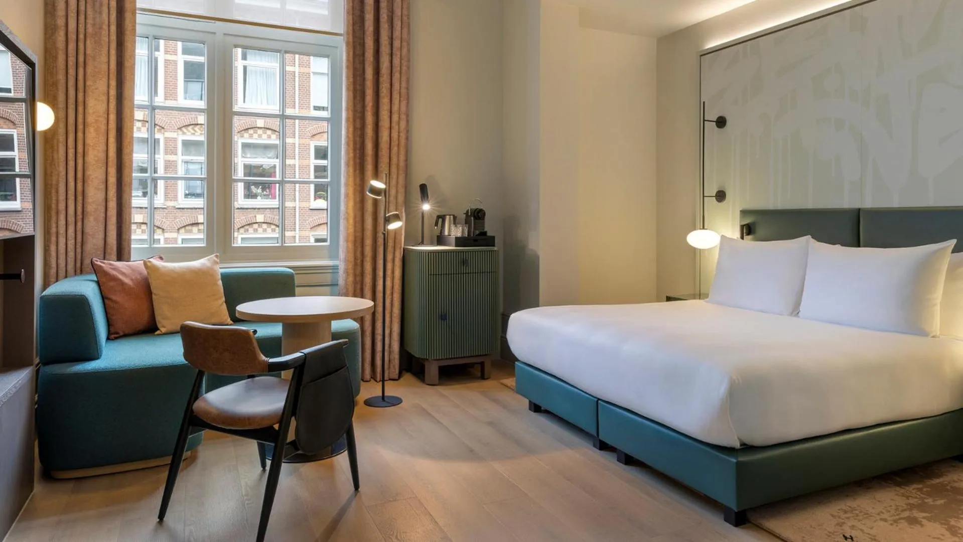 Photo of the whole room, Bed in The College Hotel Amsterdam, Autograph Collection