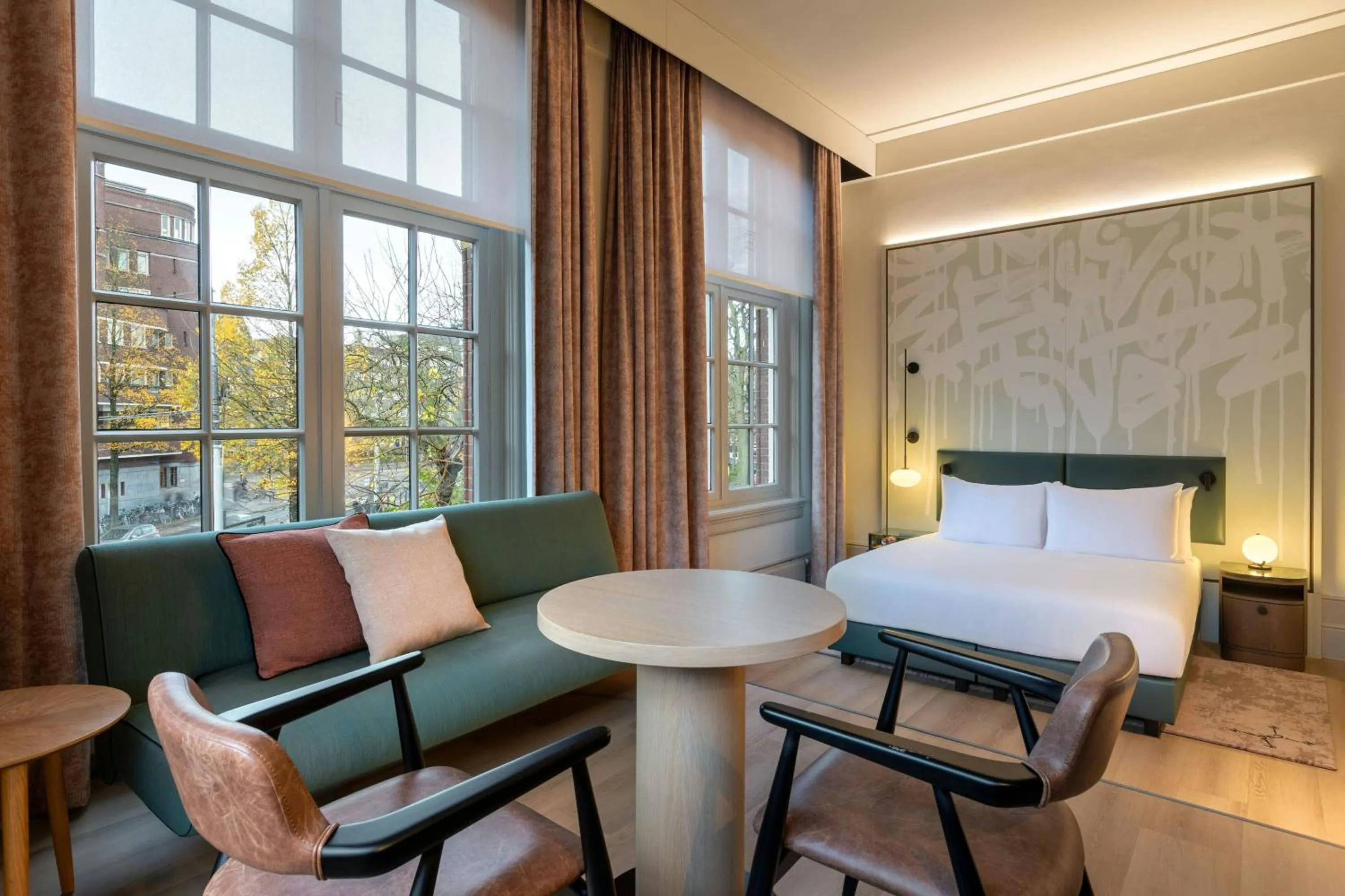 Bedroom, Bed in The College Hotel Amsterdam, Autograph Collection