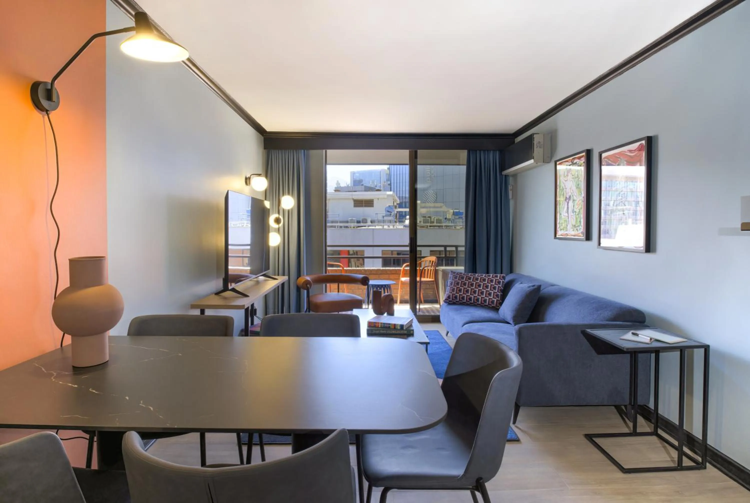 Living room in APT Serviced Apartments Santiago