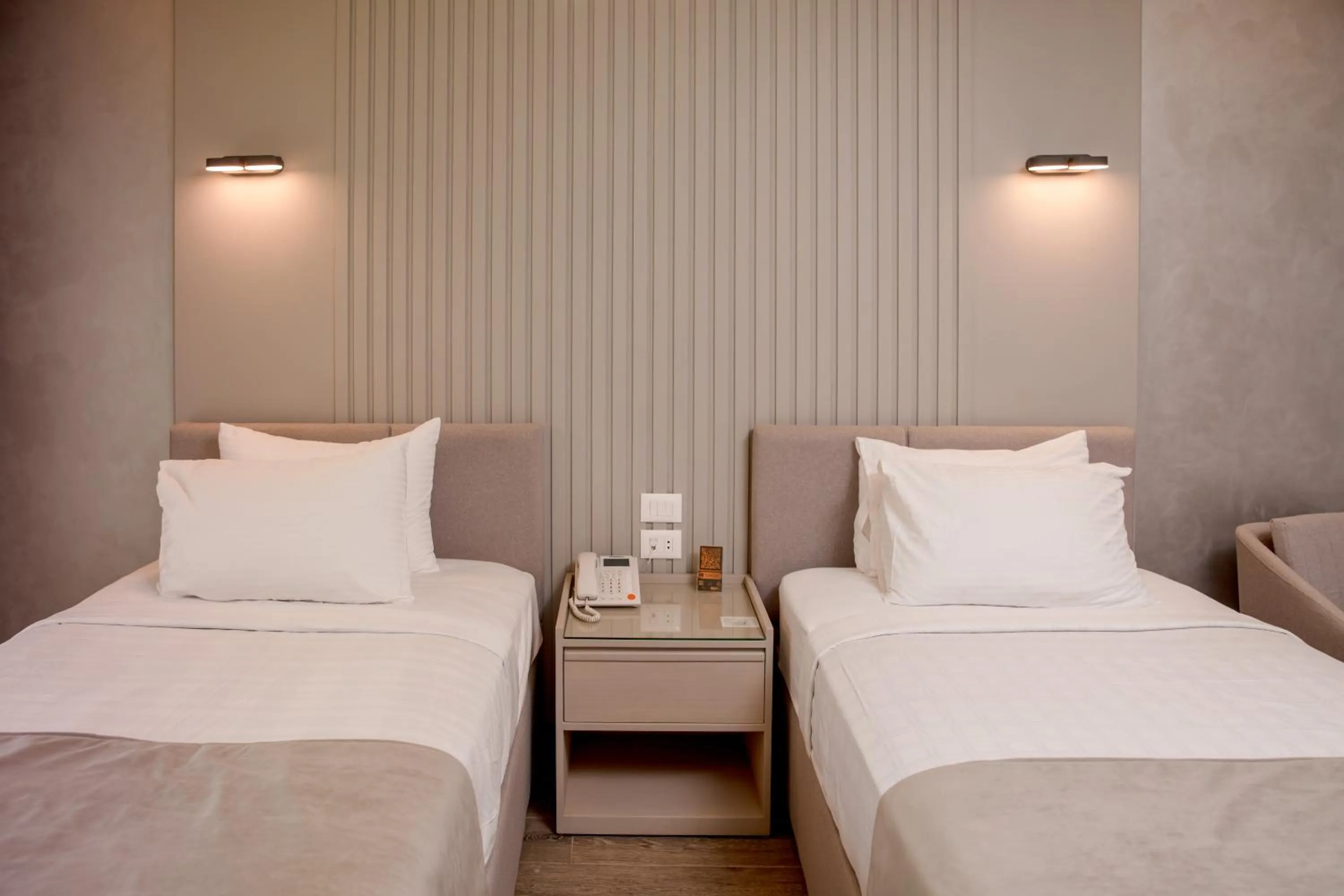 Bed in Nile Club hotel