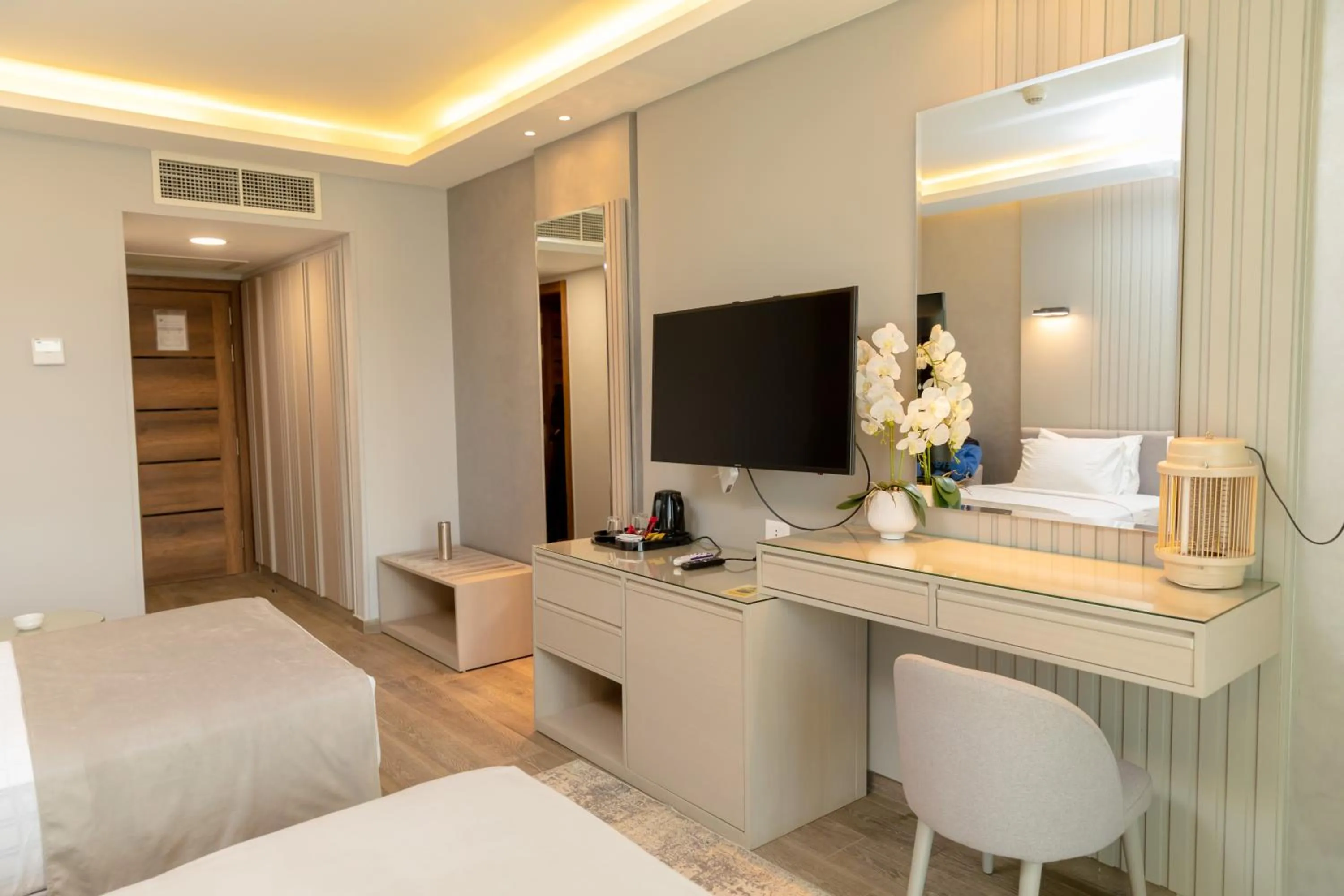 TV and multimedia, Bed in Nile Club hotel