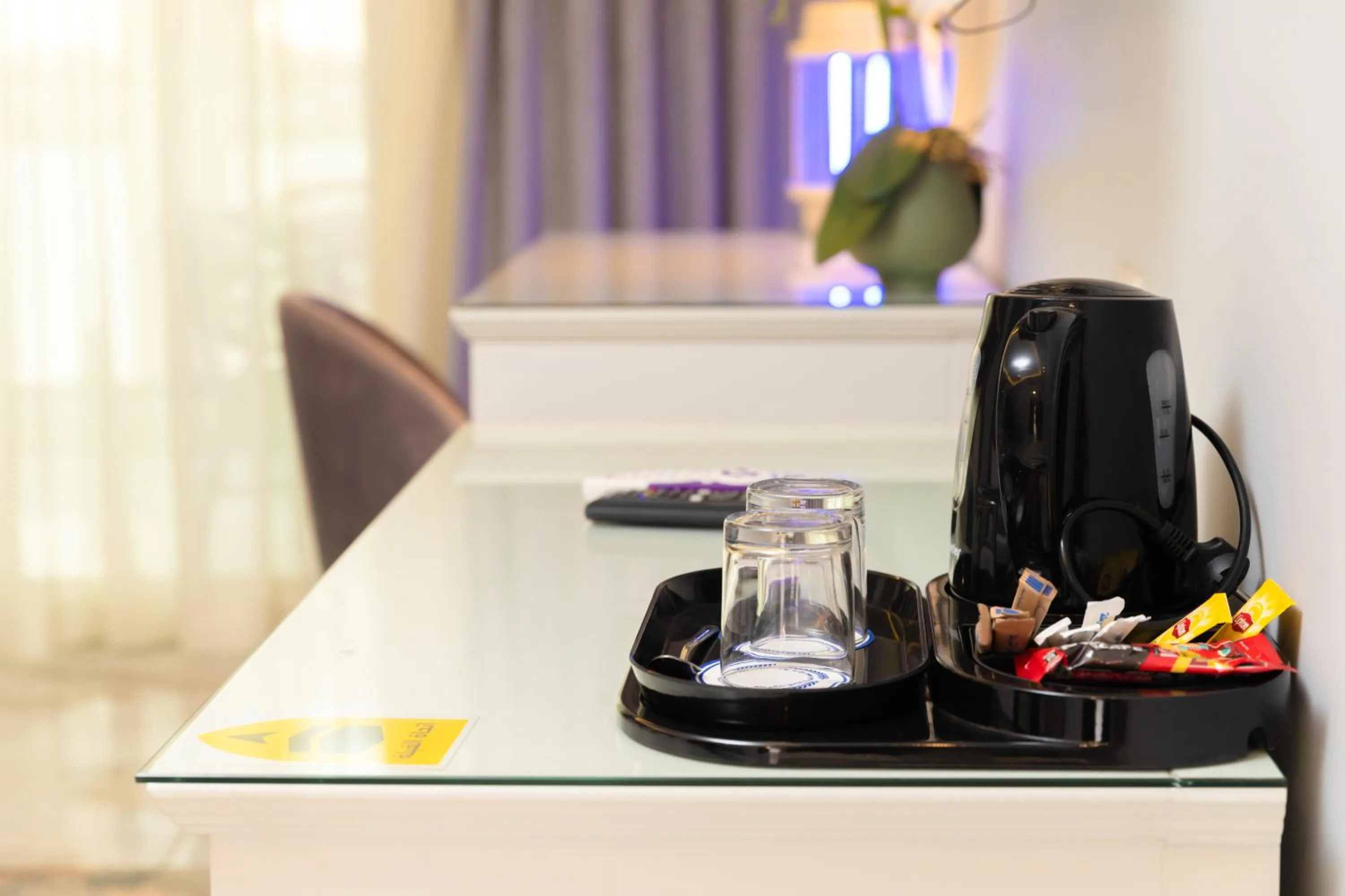 Coffee/tea facilities in Nile Club hotel