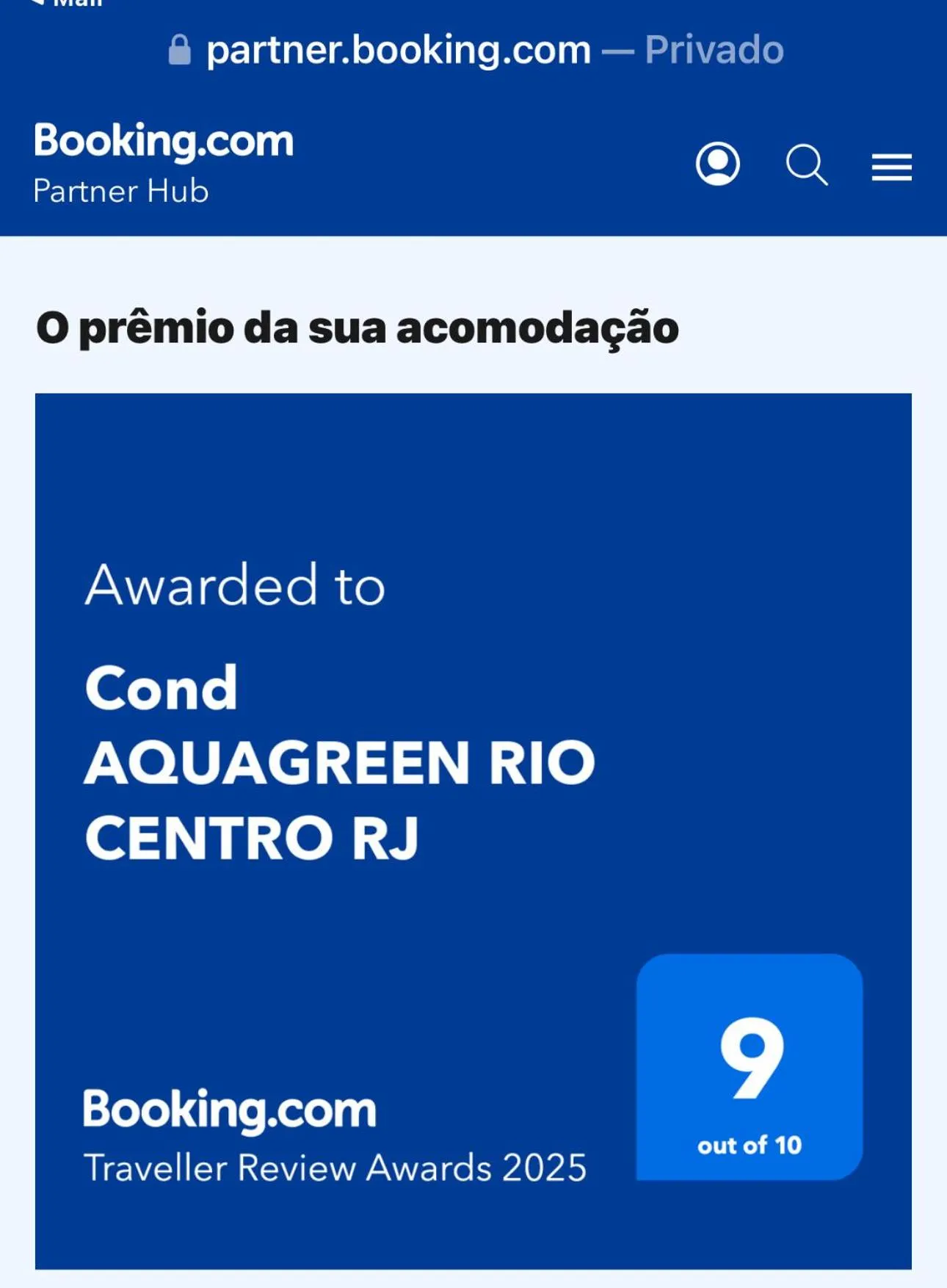 Cond AQUAGREEN RIO CENTRO RJ