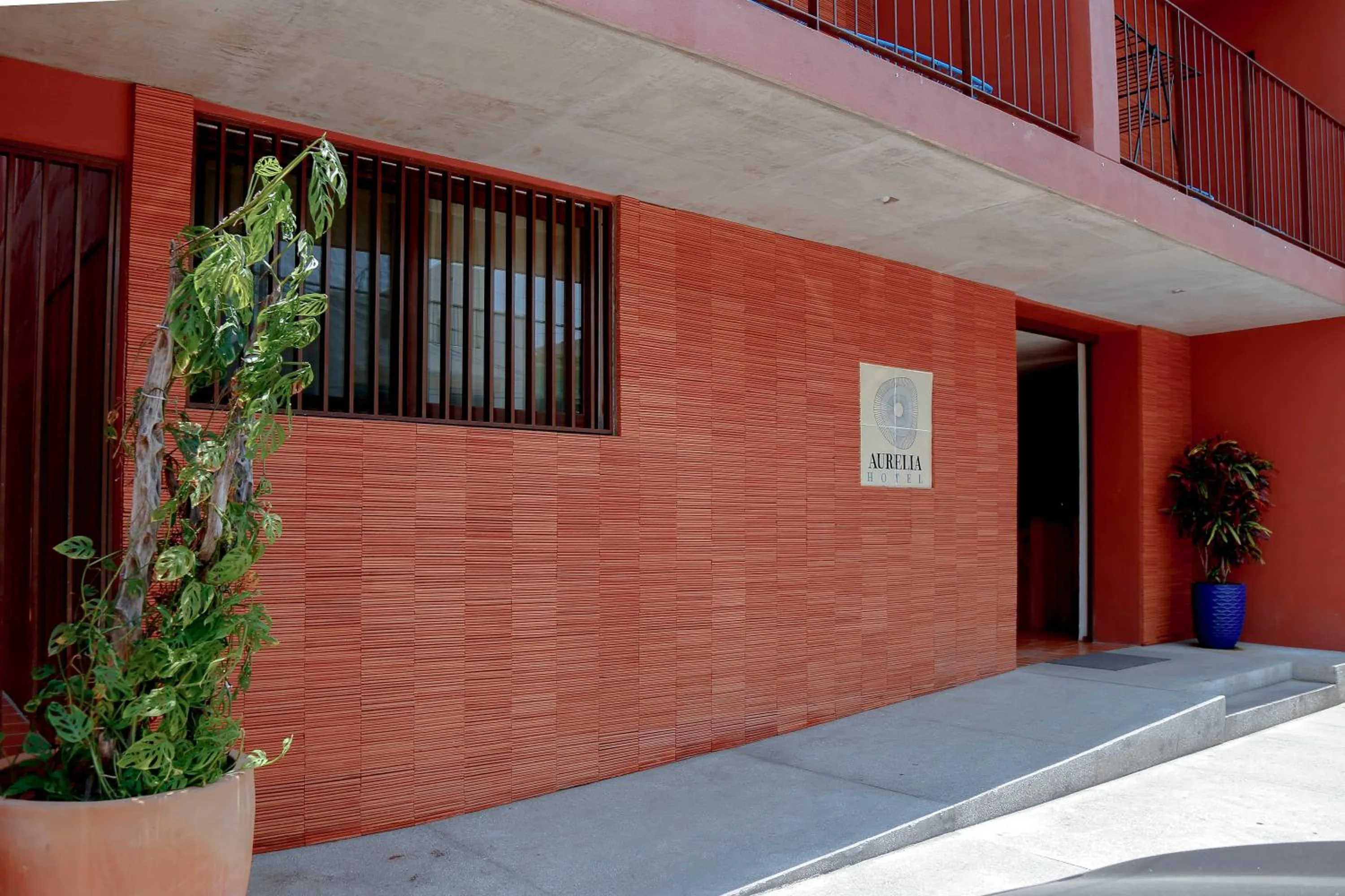 Facade/entrance in HOTEL AURELIA
