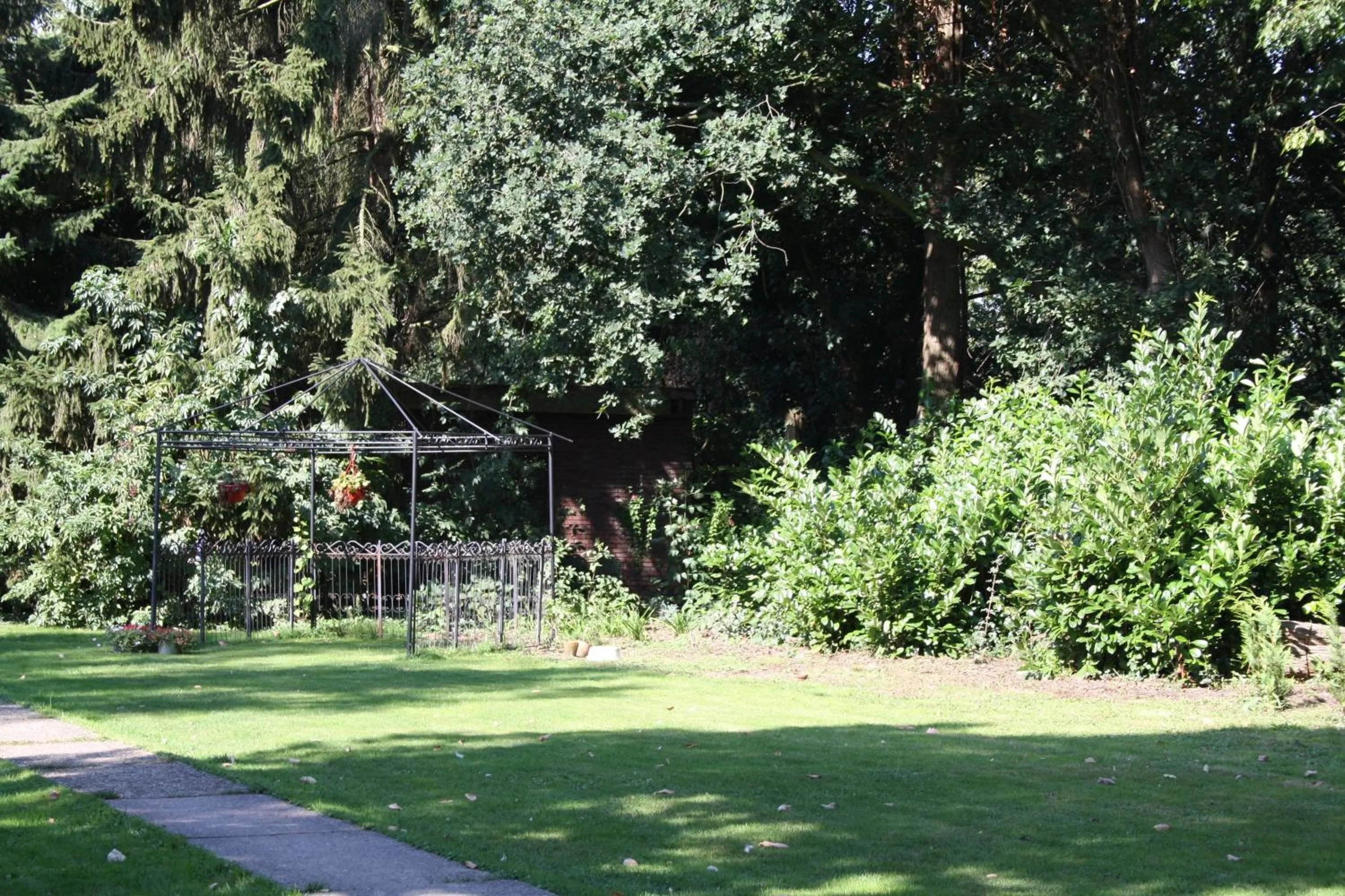 Garden view in Biedermeier